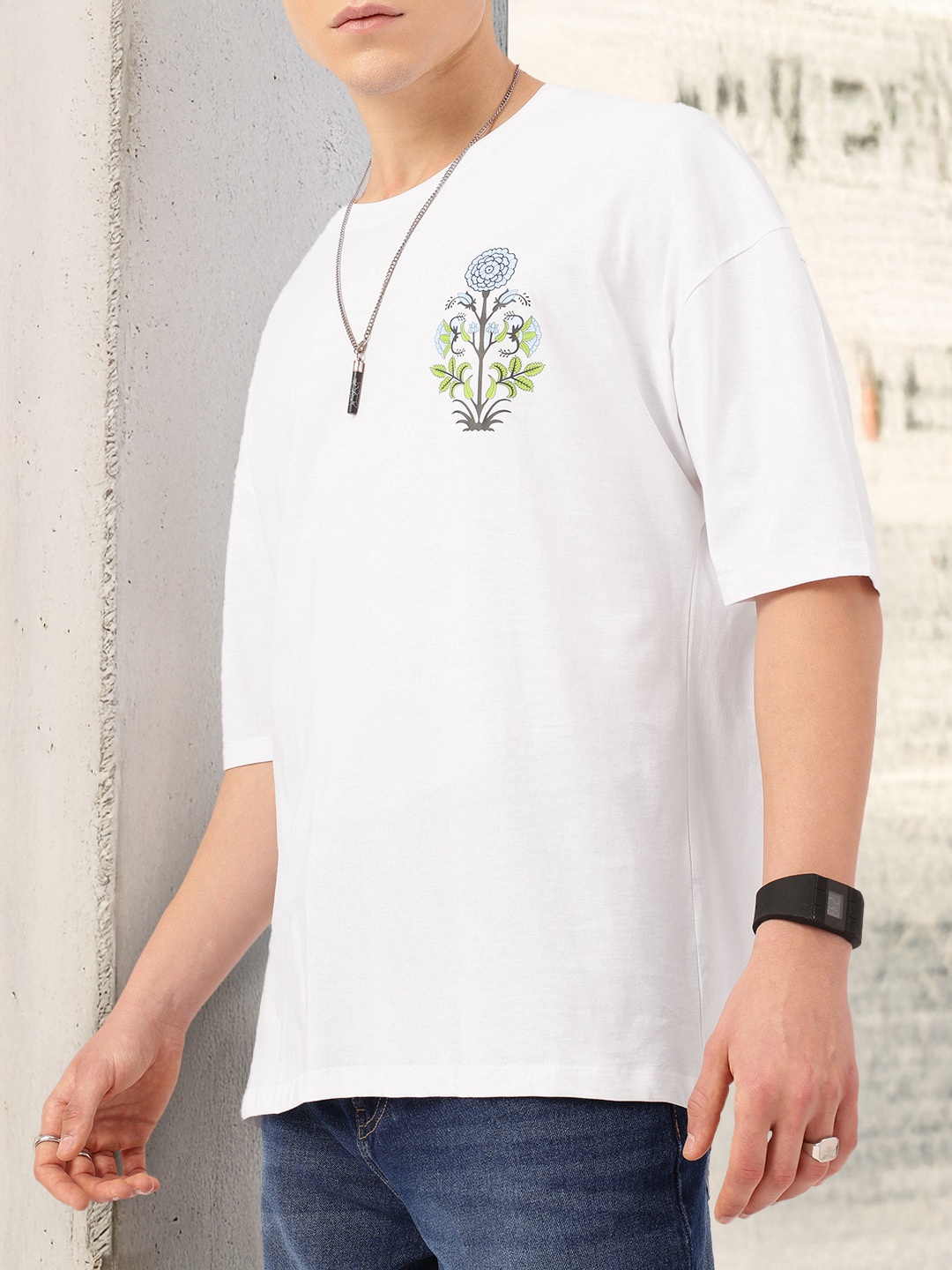 

Kook N Keech Urban Graphic Printed Relaxed Fit T-shirt, White