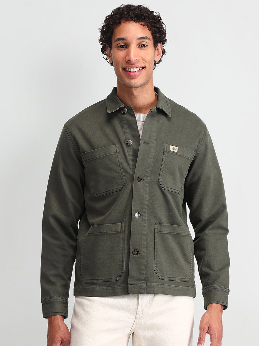 

U.S. Polo Assn. Denim Co. Men Camouflage Quilted Jacket, Green