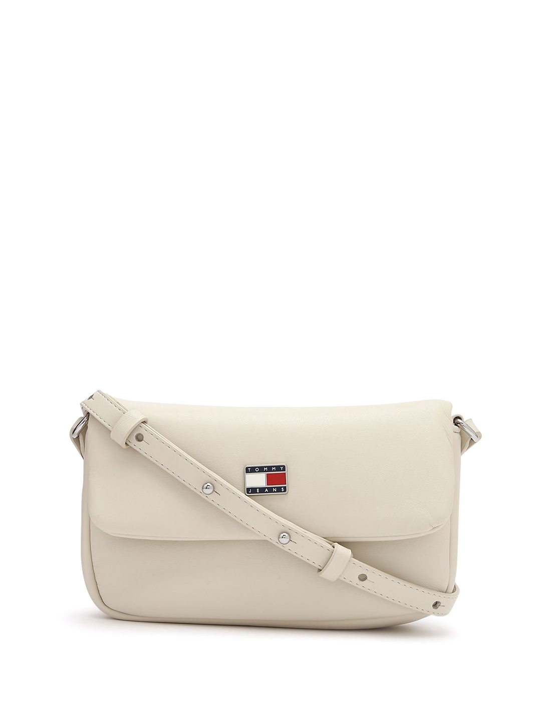 

Tommy Hilfiger PU Bowling Sling Bag, Beige