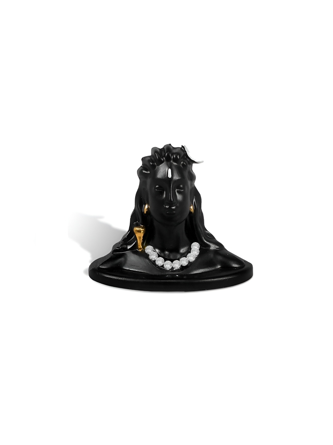 

Adhvik Black Religious Shiva Figurine Showpiece
