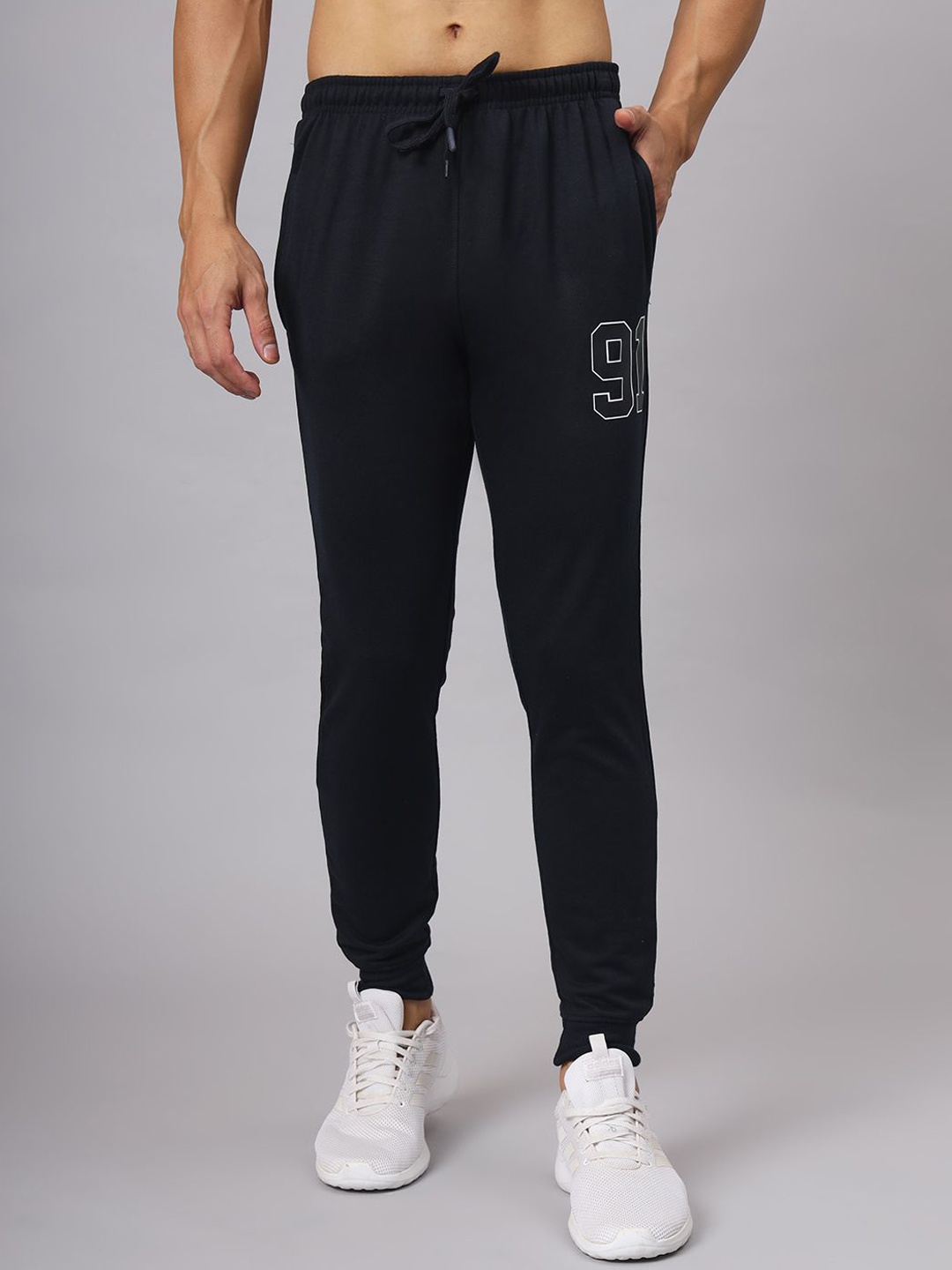 

HERE&NOW Mid-Rise Joggers, Navy blue