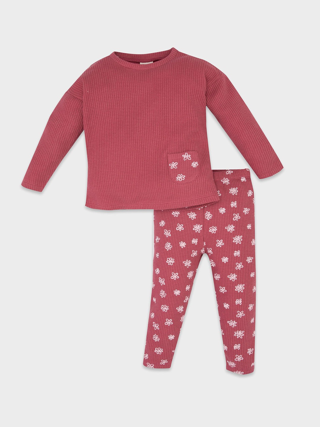 

DeFacto Girls T-shirt with Trousers, Pink