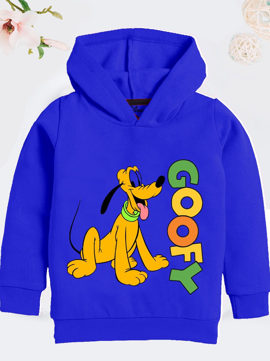 

YK Disney Boys Printed Hooded Sweatshirt, Blue