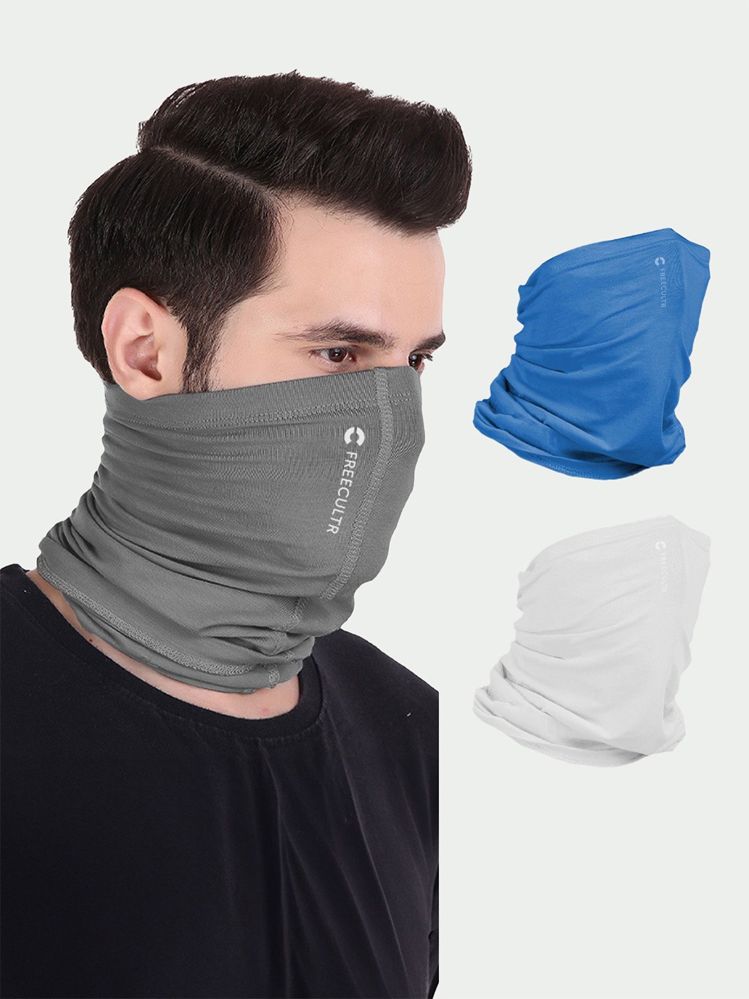 

FREECULTR Unisex Bandana Headband, Charcoal