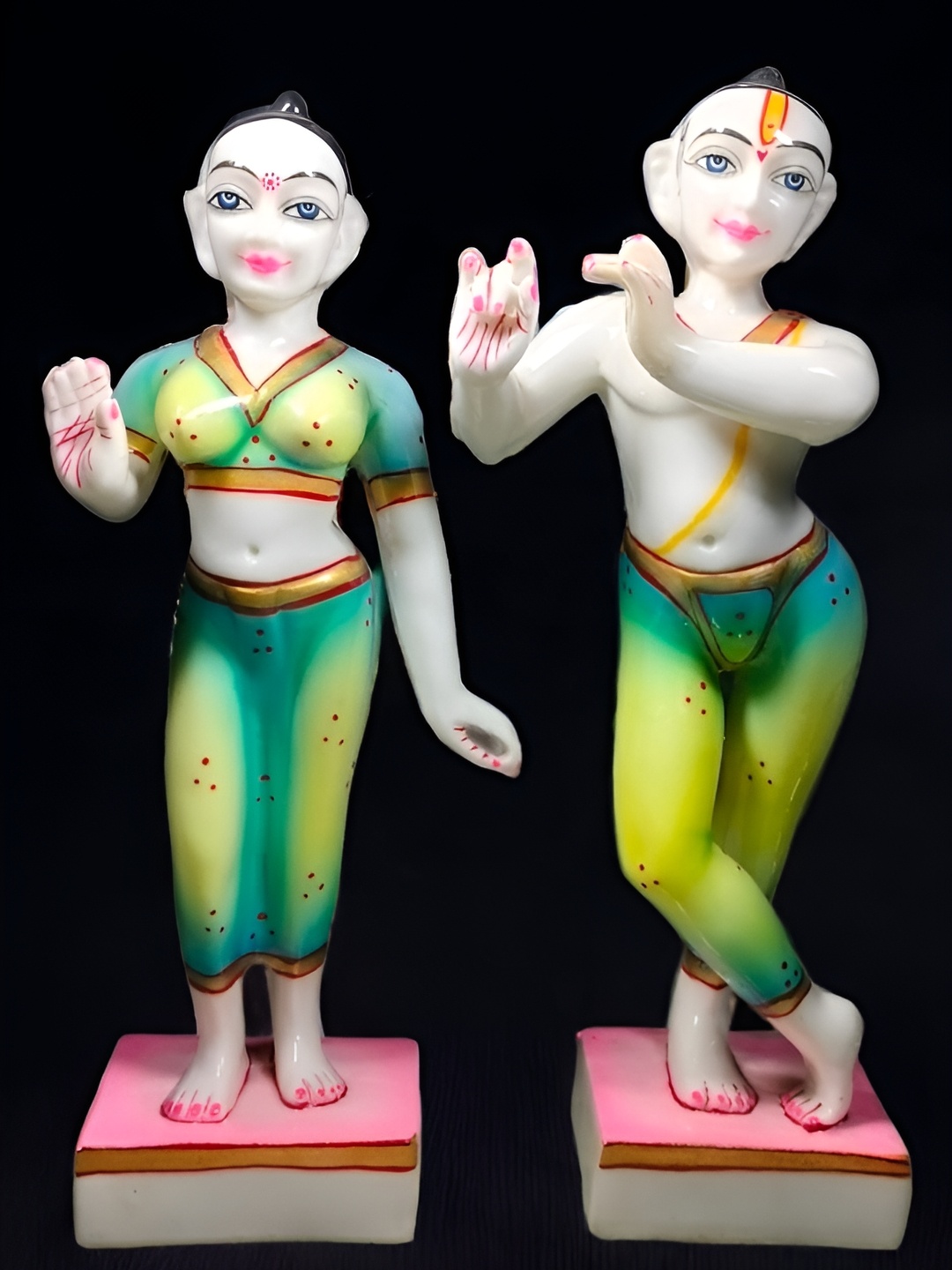 

Vrinban International White Religious Figurine Showpiece