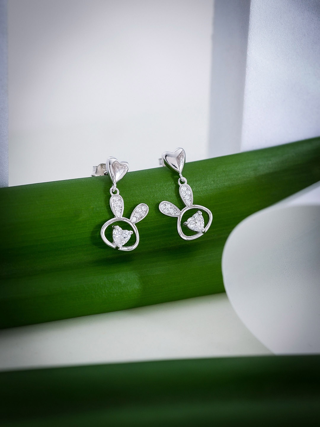 

DIAVO Contemporary Drop Earrings, Silver