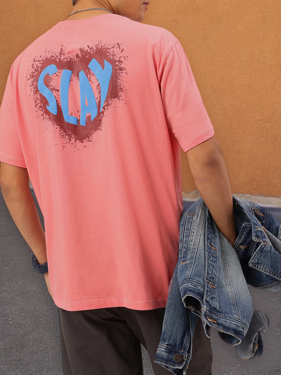 

Kook N Keech Functional Fashion Graphic Printed Relaxed T-shirt, Pink