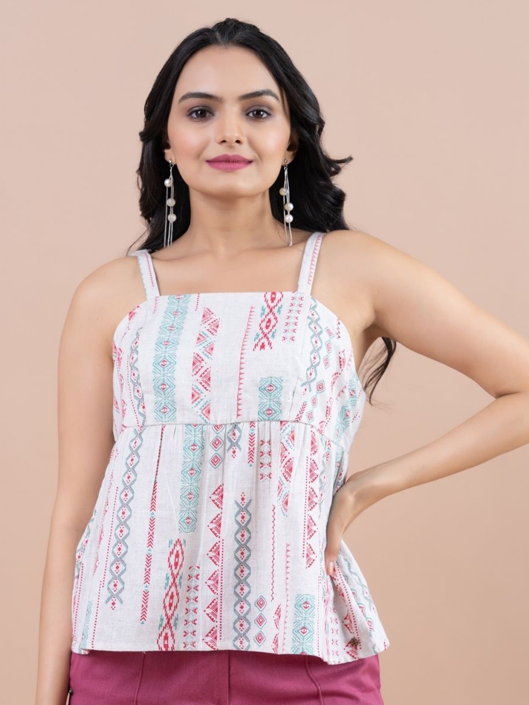 

Komarri U Cotton Top, Beige