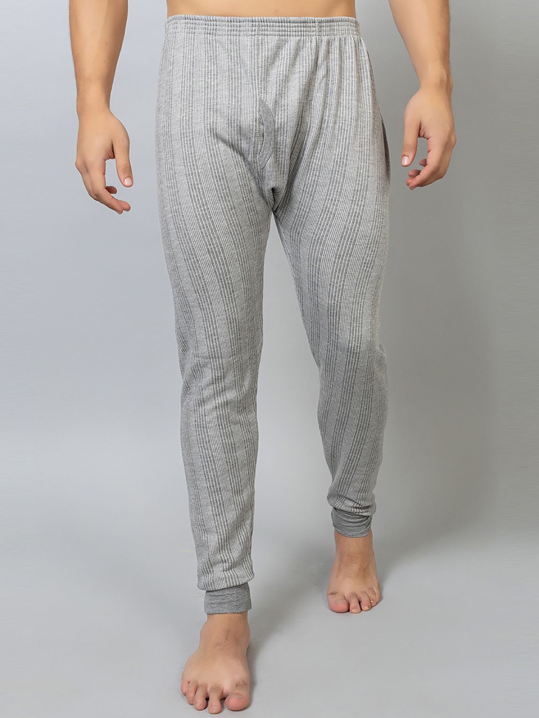 

ZEFFIT Men Cotton Warm Regular Fit Thermal Bottom, Grey
