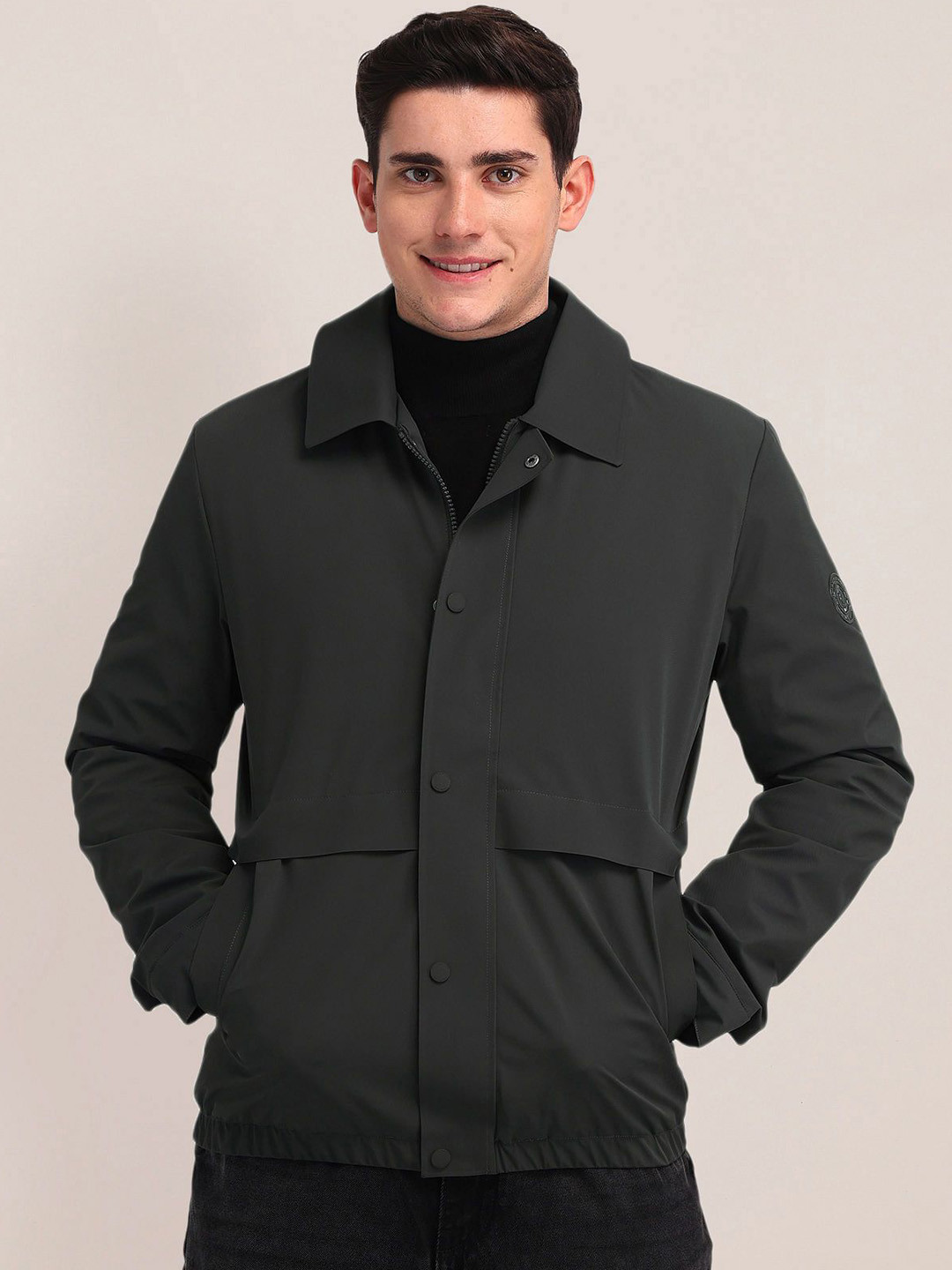 

U.S. Polo Assn. Men Camouflage Quilted Jacket, Grey