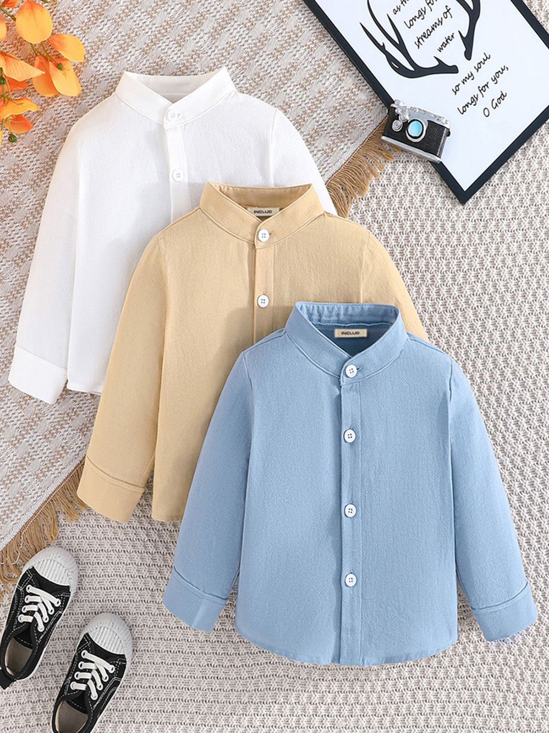 

INCLUD Boys Opaque Casual Shirt, Multi