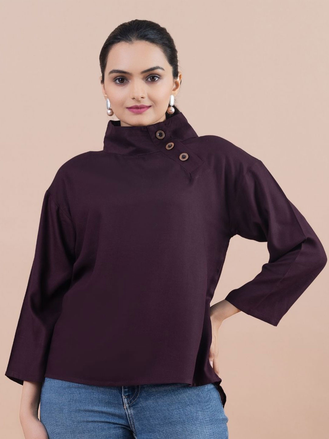 

Komarri U Top, Brown