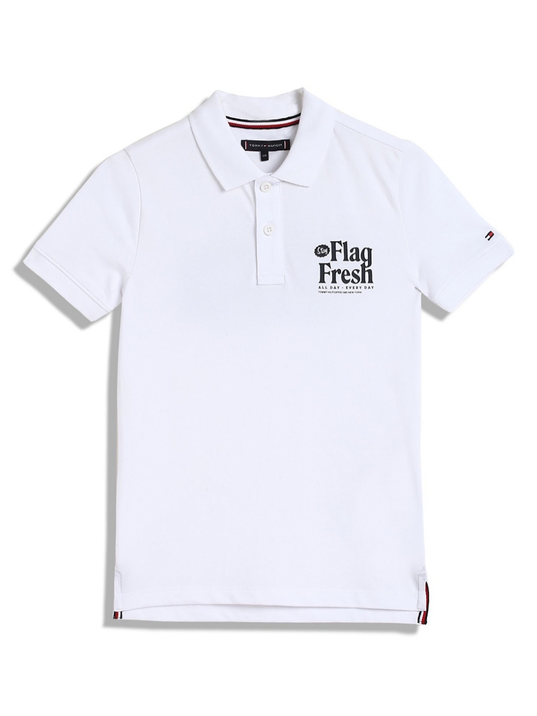 

Tommy Hilfiger Boys Polo Collar T-shirt, White