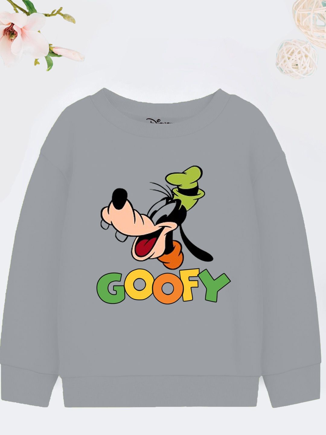 

YK Disney Boys Printed Sweatshirt, Grey