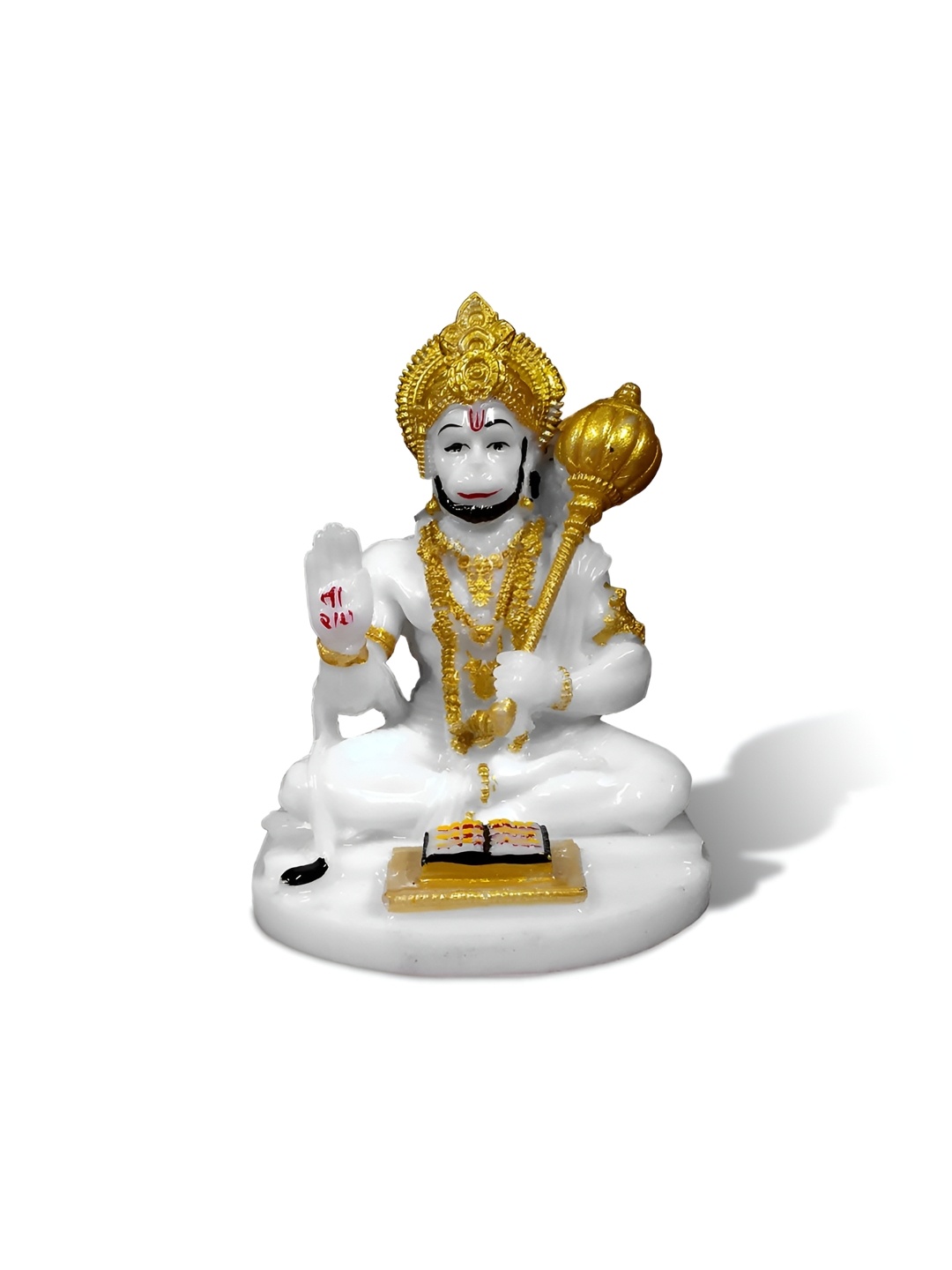 

Adhvik White Religious Figurine Showpiece, Multi