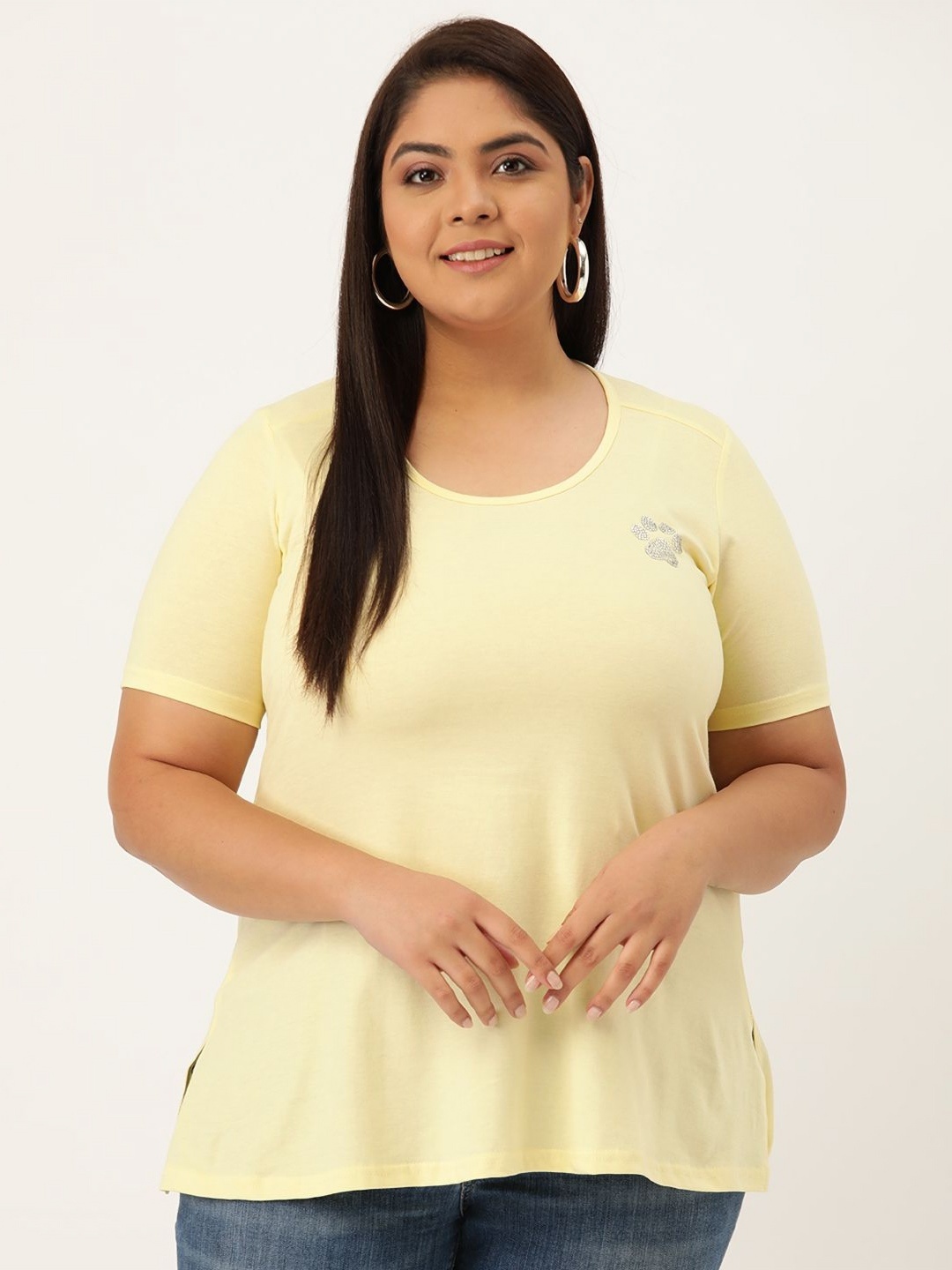 

theRebelinme Women T-shirt, Yellow