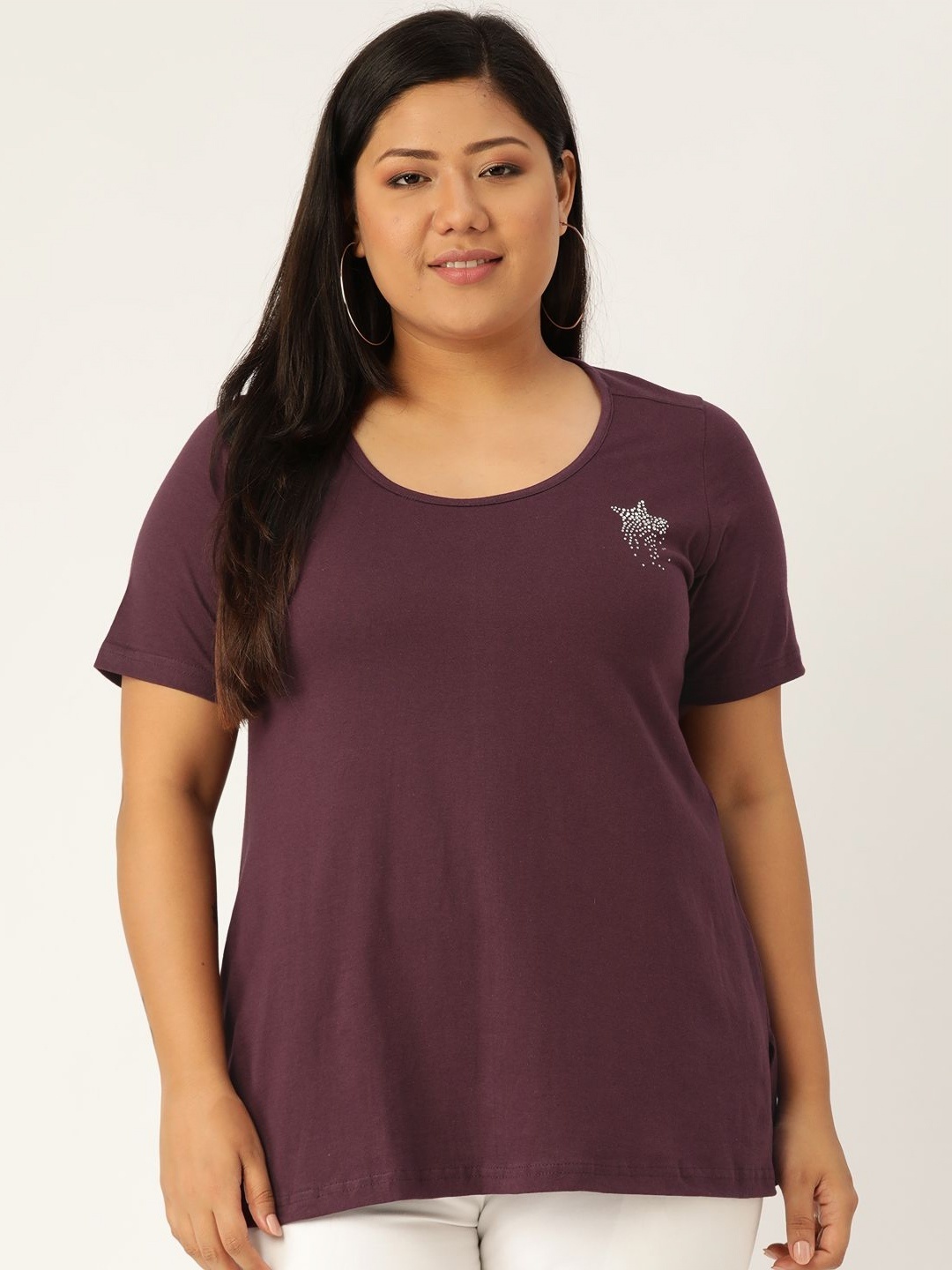 

theRebelinme Women T-shirt, Purple