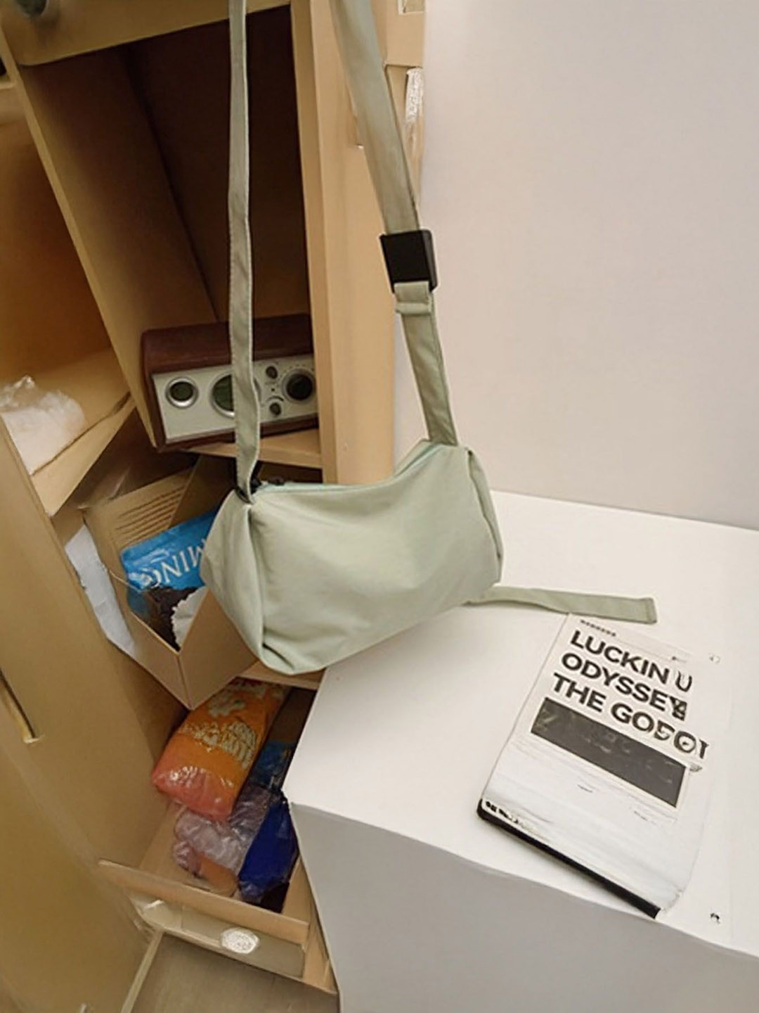 

StyleCast Grey Structured Shoulder Bag