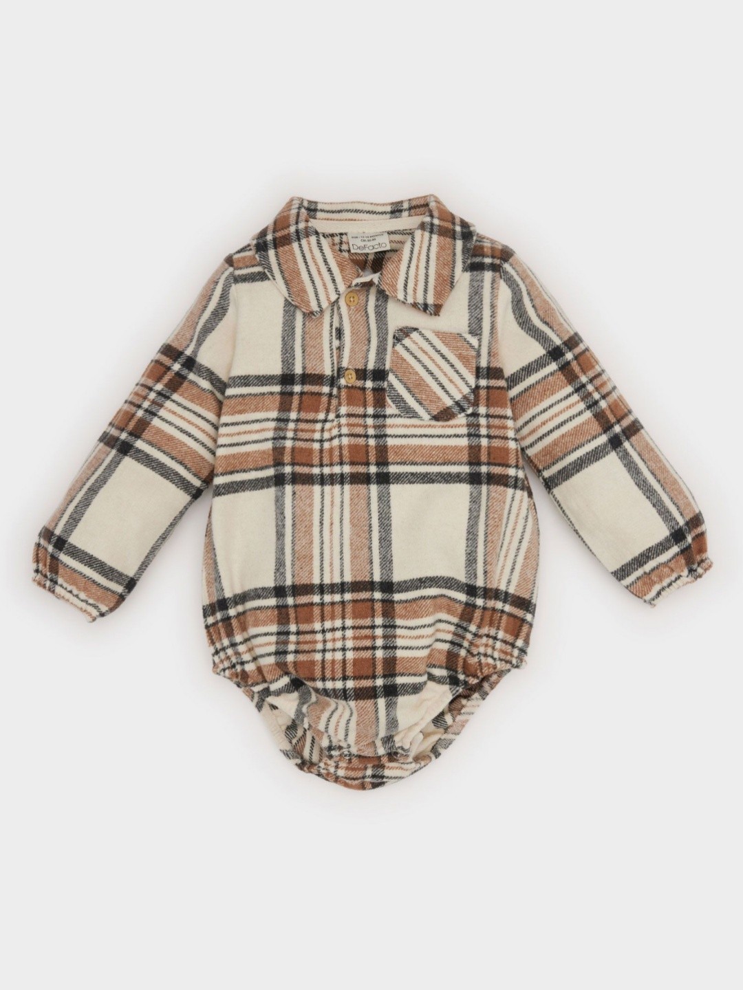

DeFacto Boys Checked Hooded Monochrome Pockets T-shirt, Na