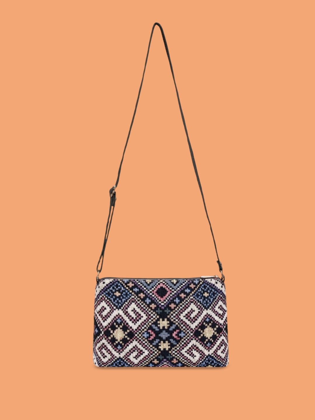 

LIKE STYLE Ethnic Motifs Sling Bag, Multi