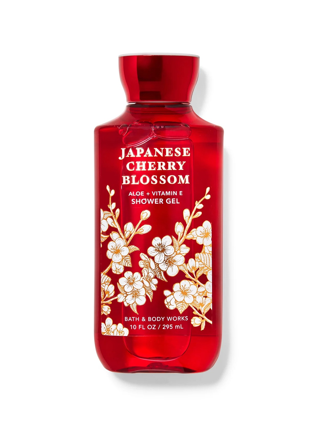 

Bath & Body Works Japanese Cherry Blossom Shower Gel - 295ml, Red