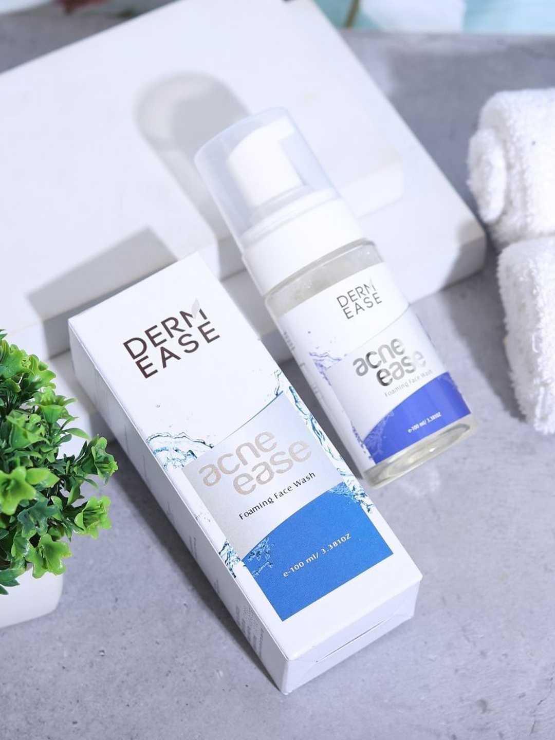 

DERMEASE Acne Ease Foaming Face Wash - 100 ml, White