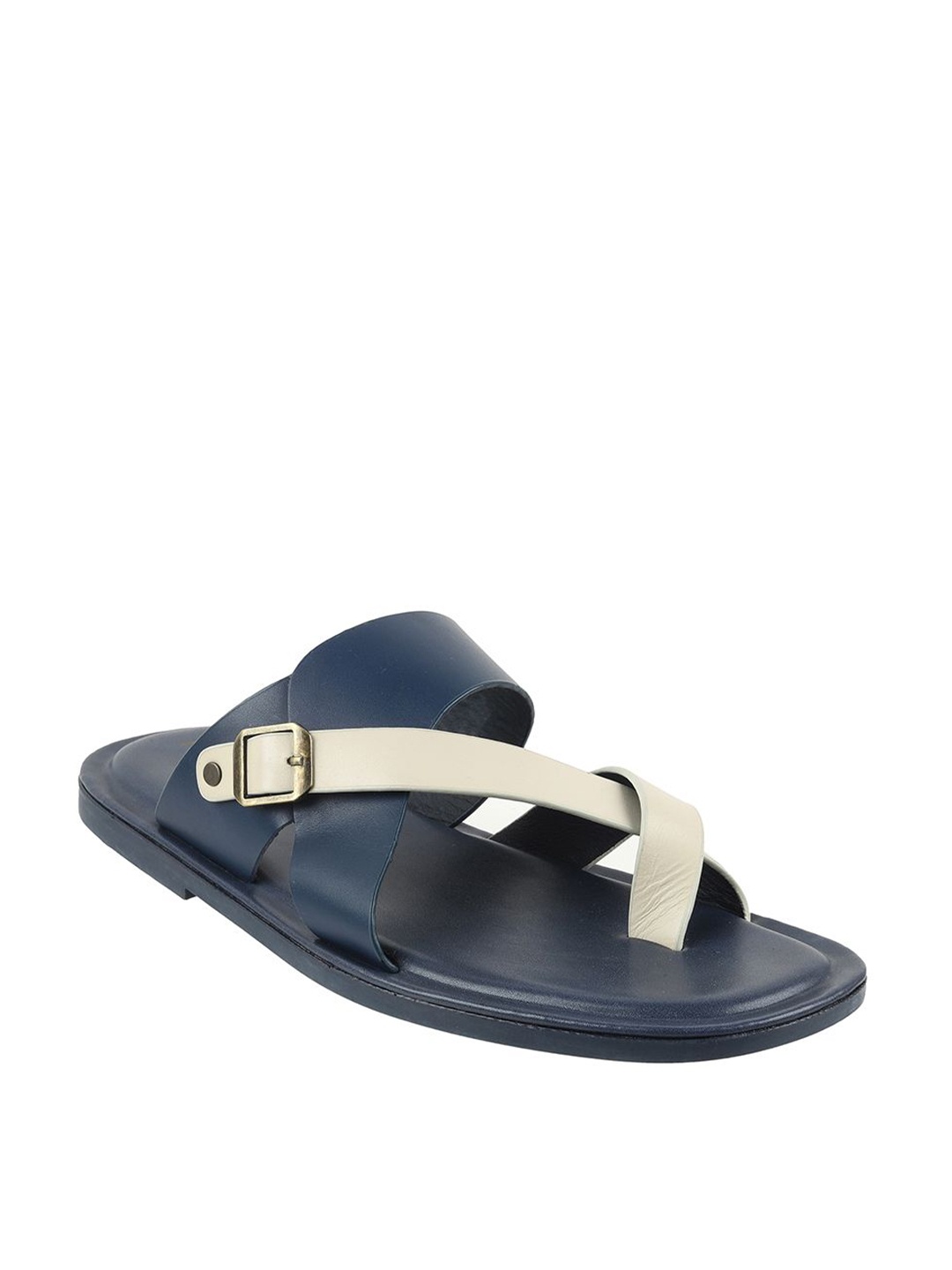 

Metro Men Leather Sandals, Blue