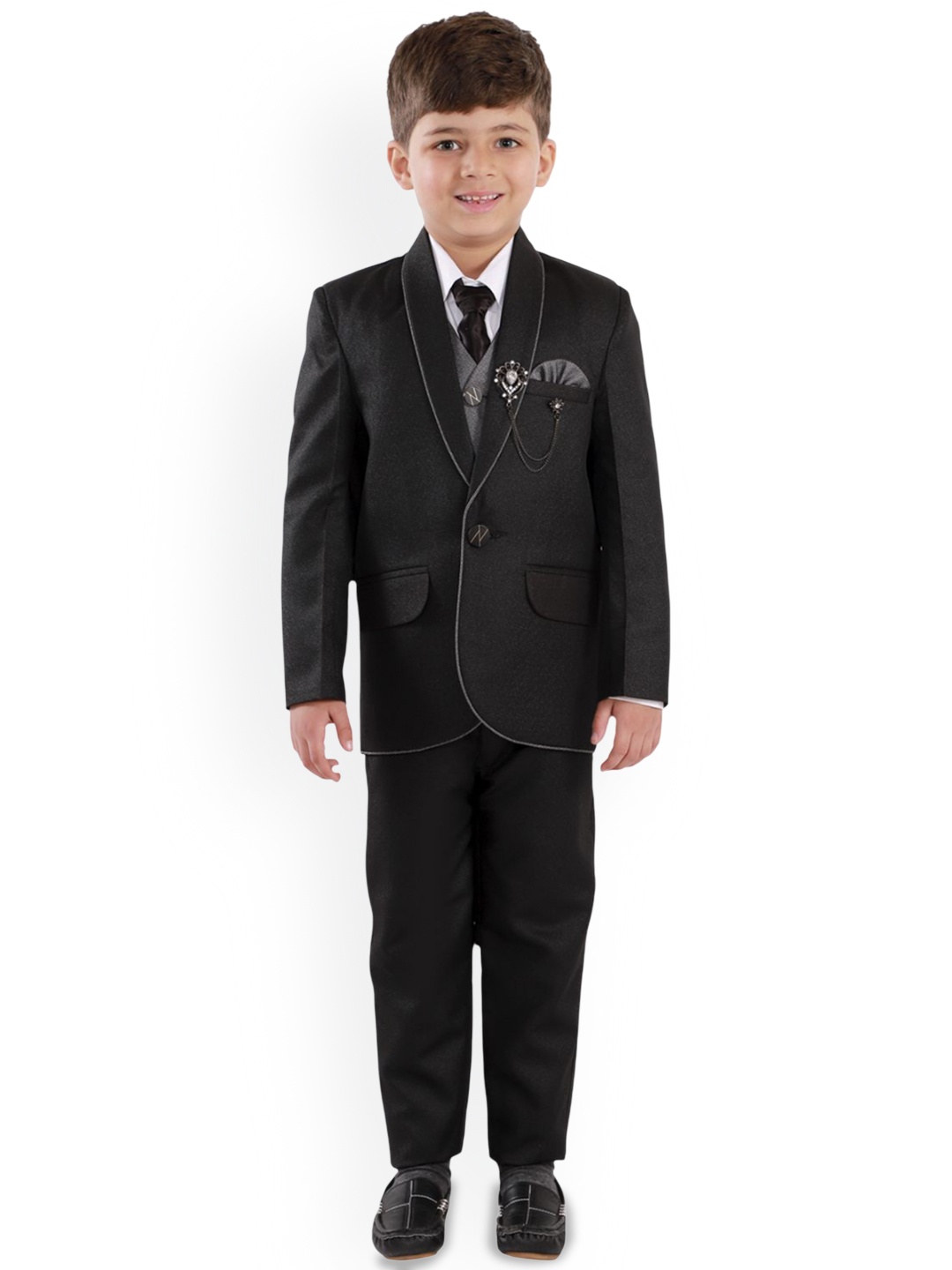 

BAESD Boys 5-Piece Suit, Black