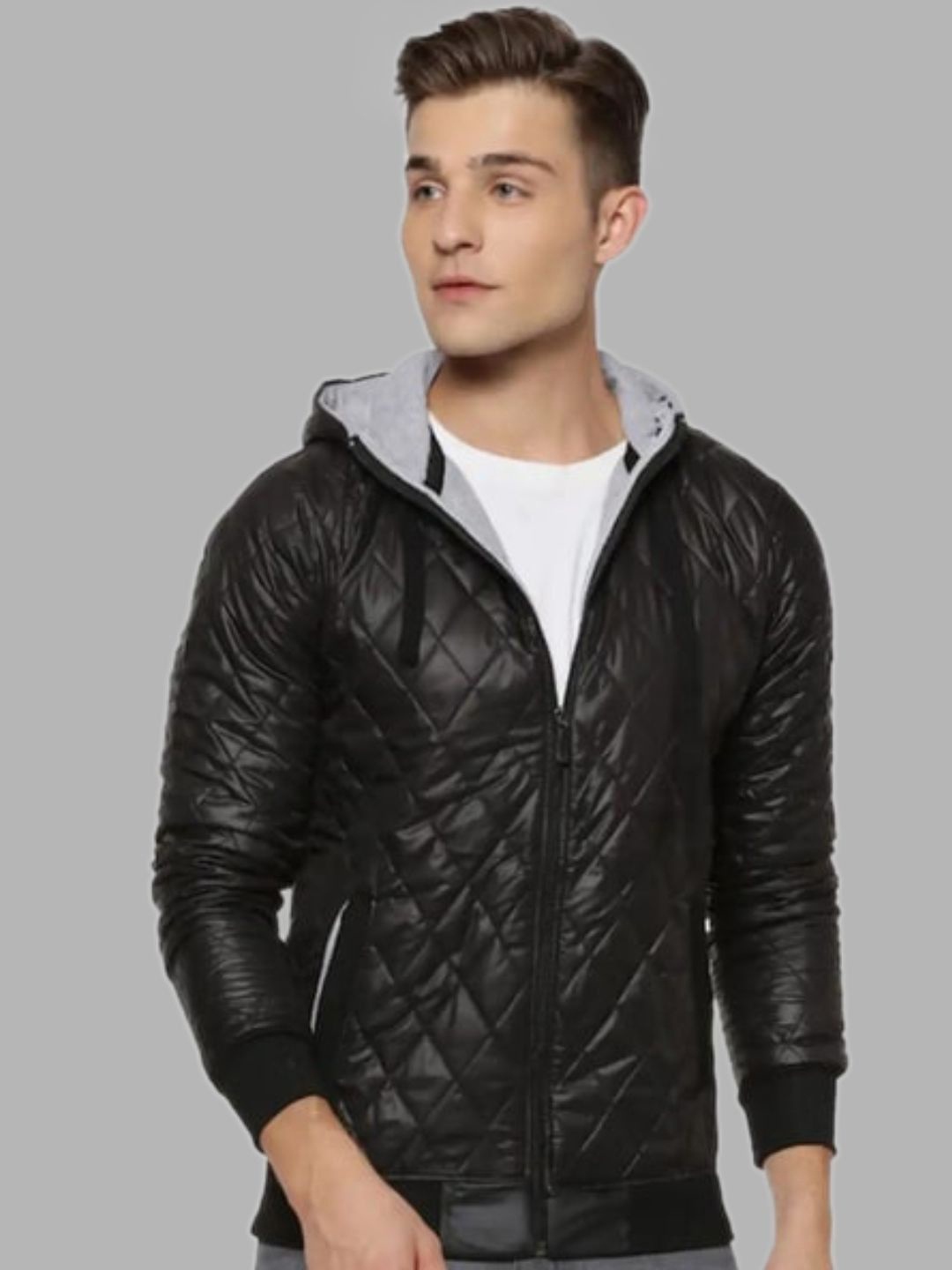 

Campus Sutra Men Lightweight Puffer Jacket, Black