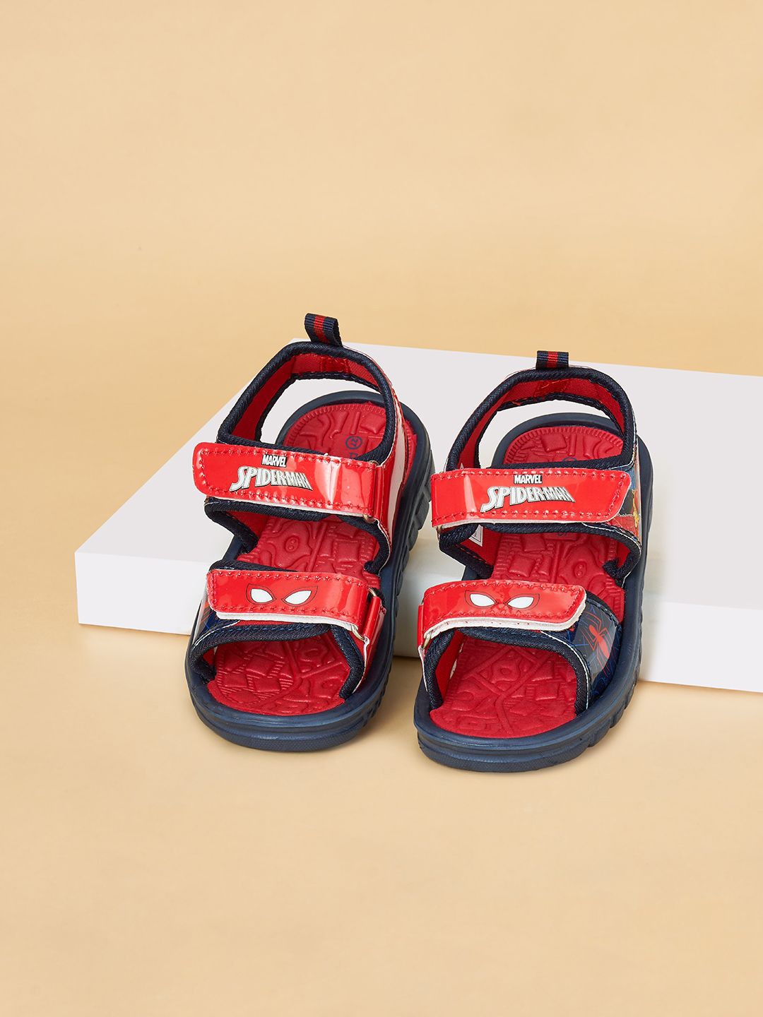 

Pantaloons Junior Boys PU Comfort Sandals, Navy blue