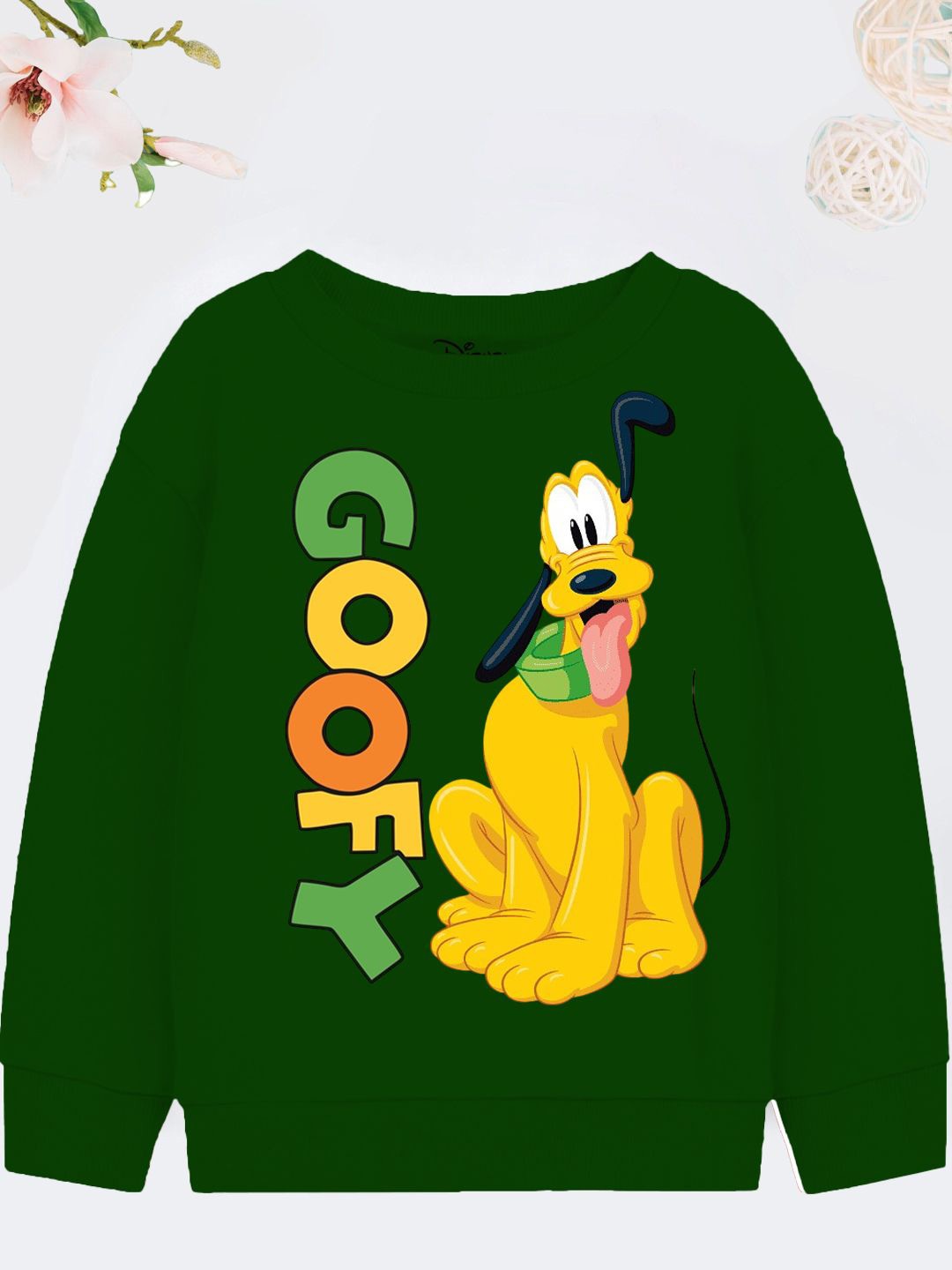 

YK Disney Boys Printed Sweatshirt, Green