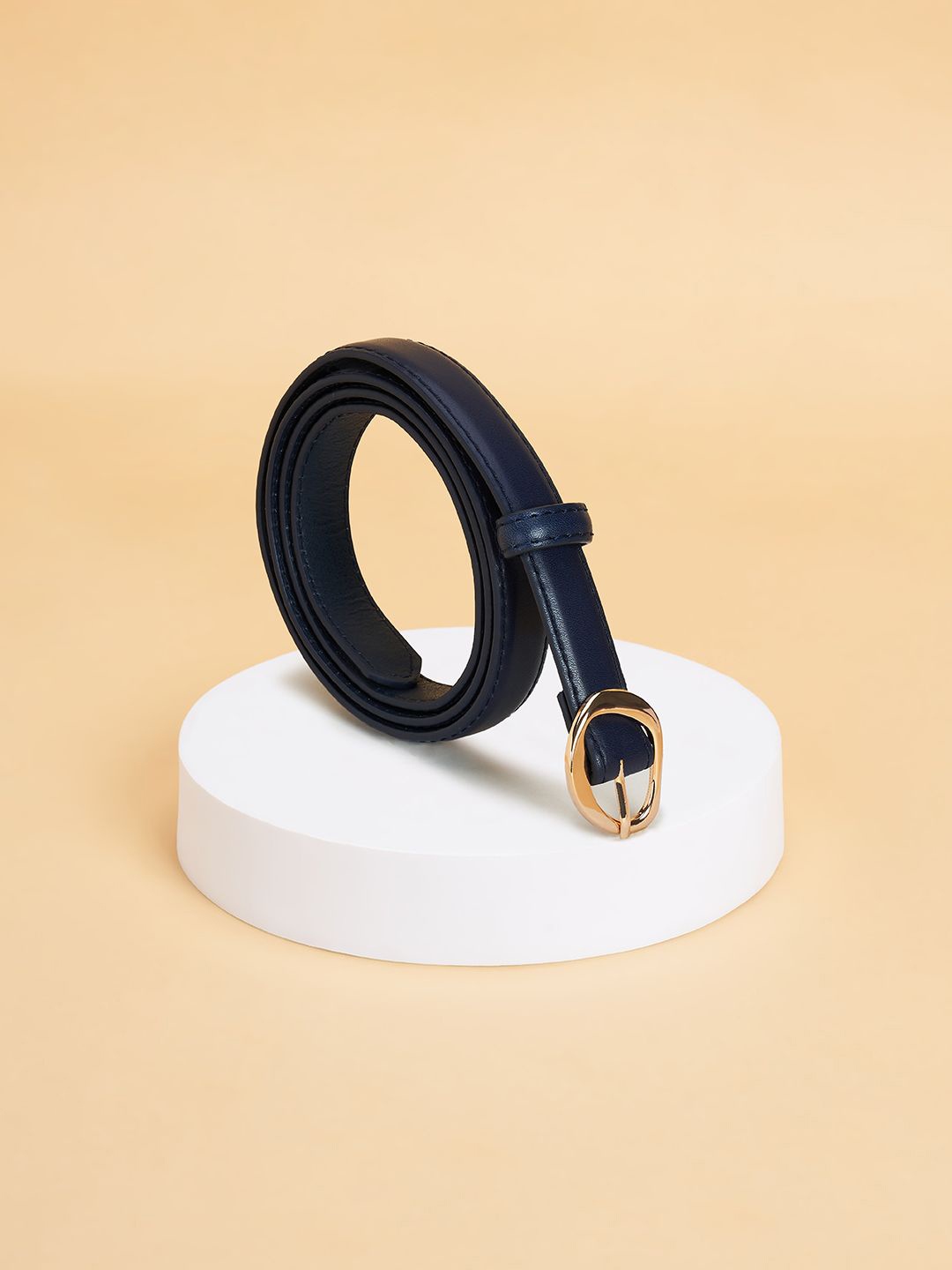 

Forever Glam by Pantaloons Women PU Belt, Navy blue
