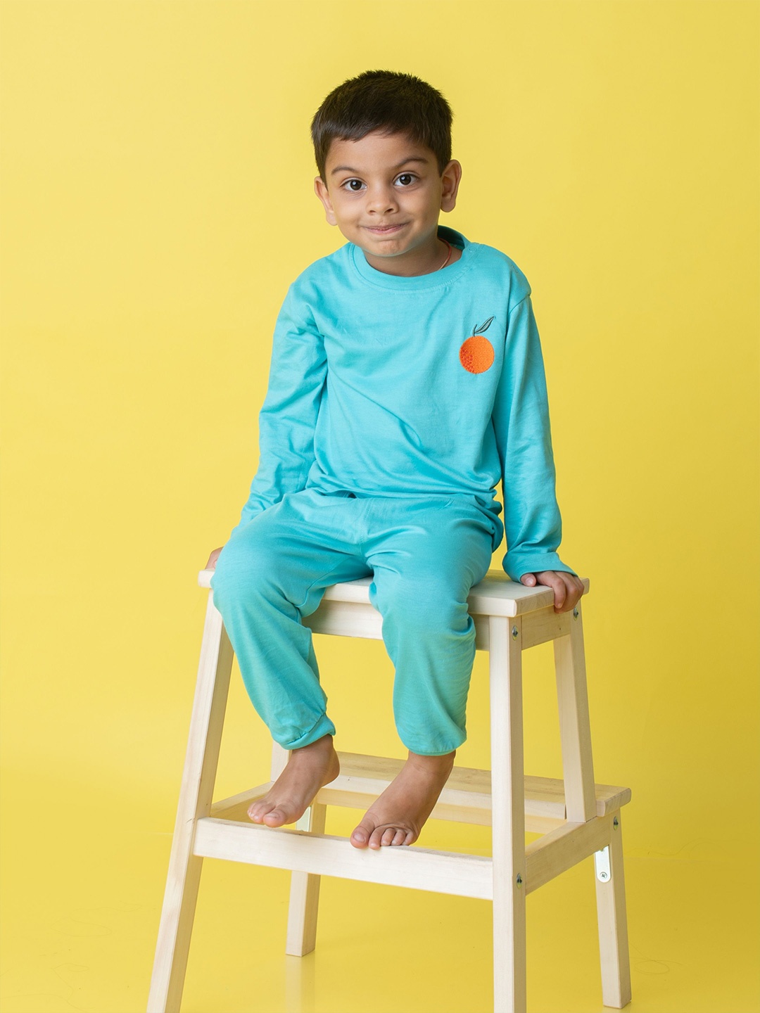 

Orange Sugar Kids Pack Of 3 Printed Pure Cotton Nightsuits