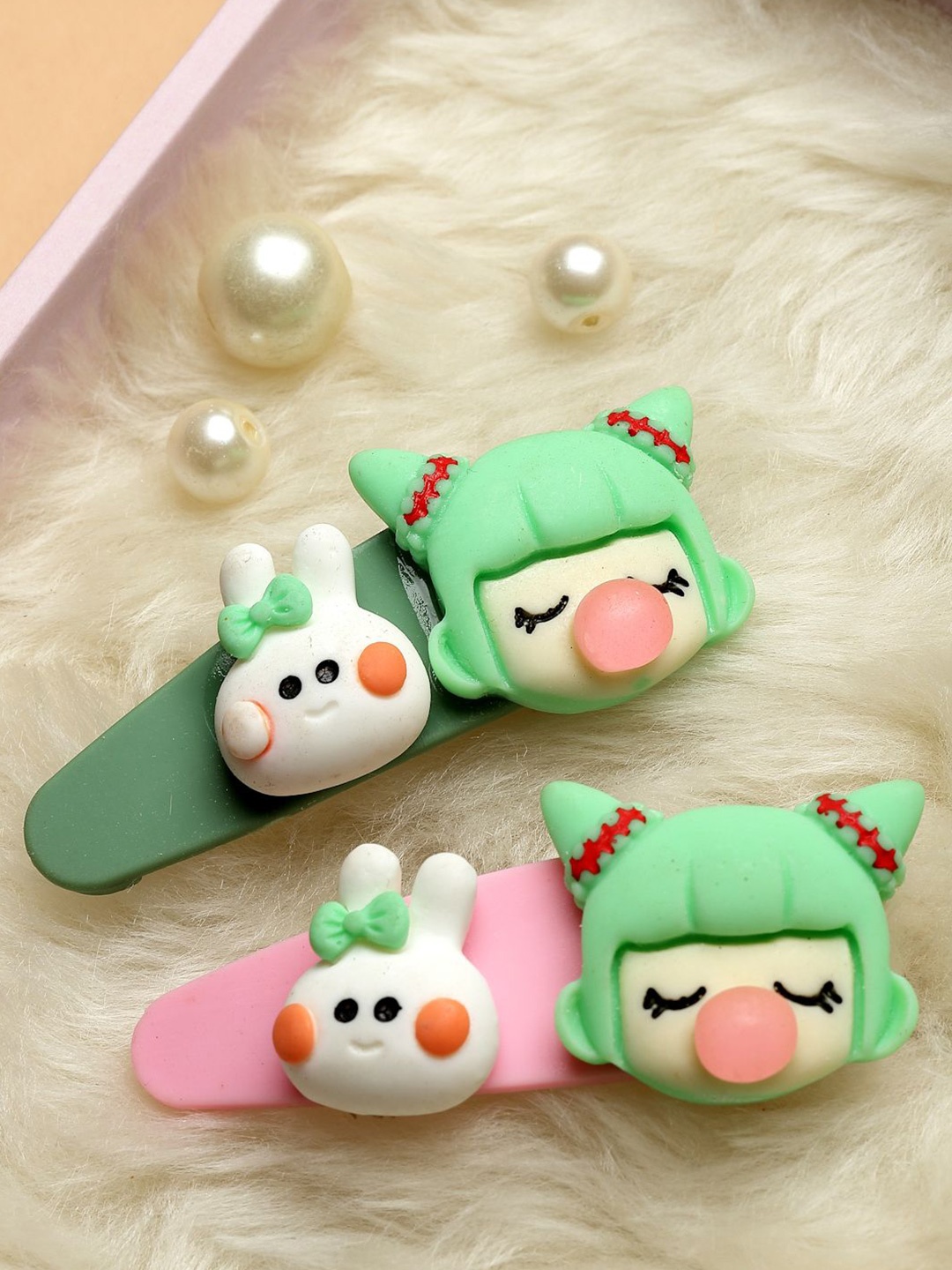 

Stoln Girls Tic Tac Hair Clip, Green