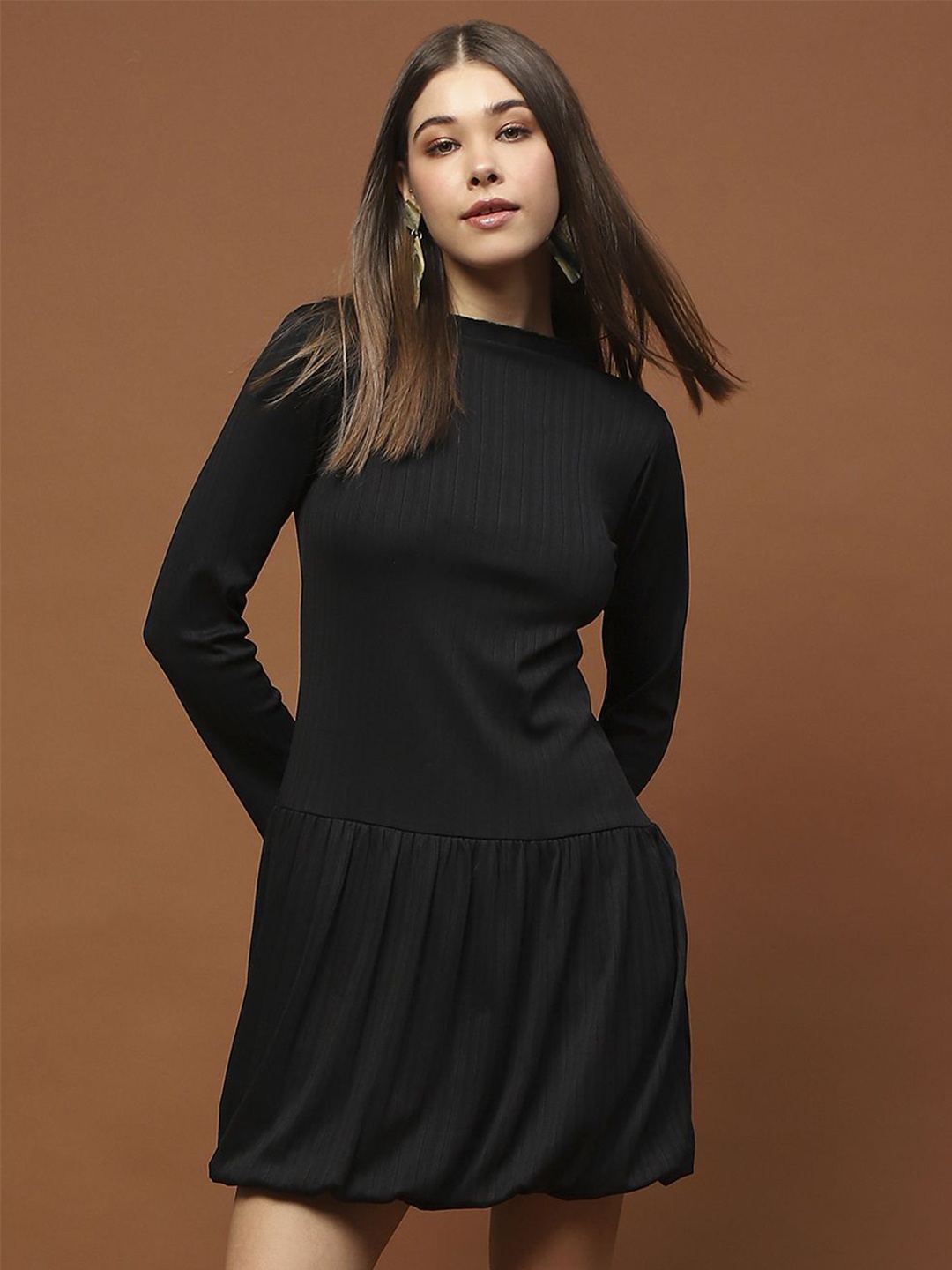 

StyleCast X SERA Bodycon Mini Dress, Black