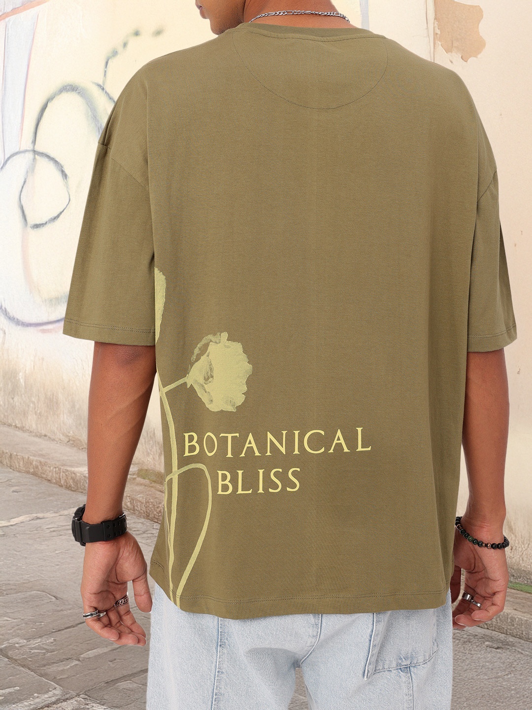 

Kook N Keech Laidback Beachy Energy Relaxed Fit Tshirt, Olive
