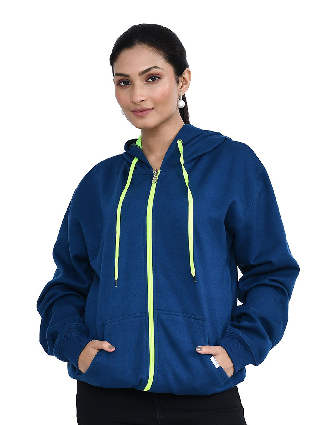 

RAPL Women Hooded Sweatshirt, Blue