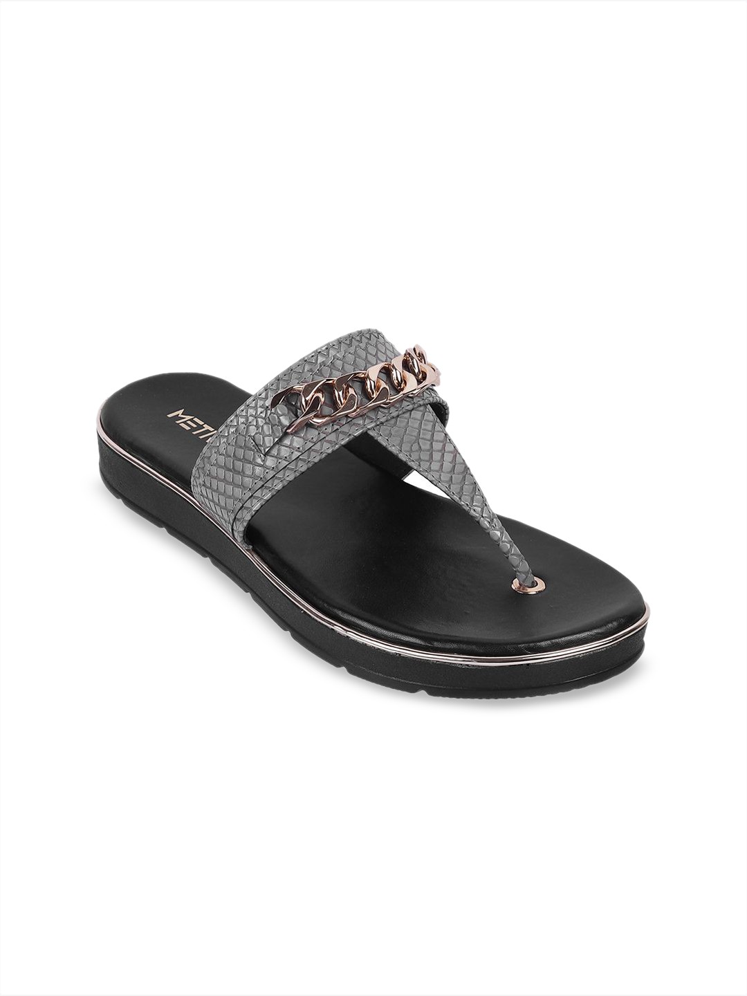 

Metro Women Open Toe Flats, Grey