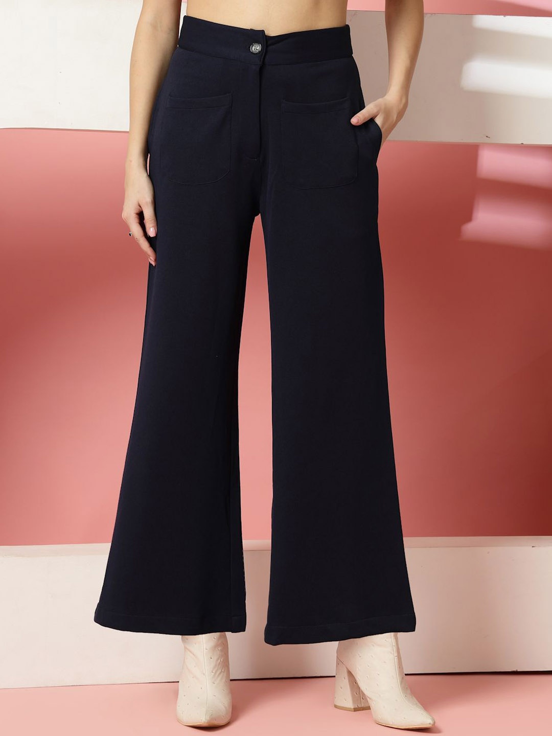 

Oomph! Women Relaxed Trousers, Blue