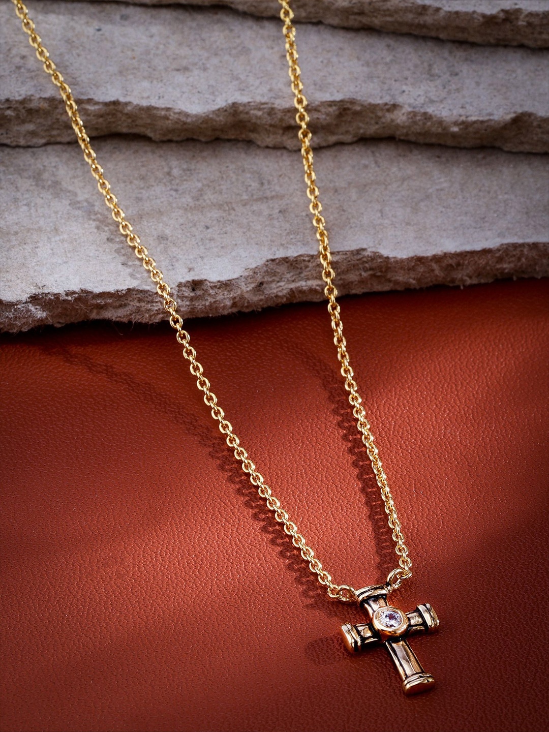 

DIAVO Sterling Silver Gold-Plated Necklace