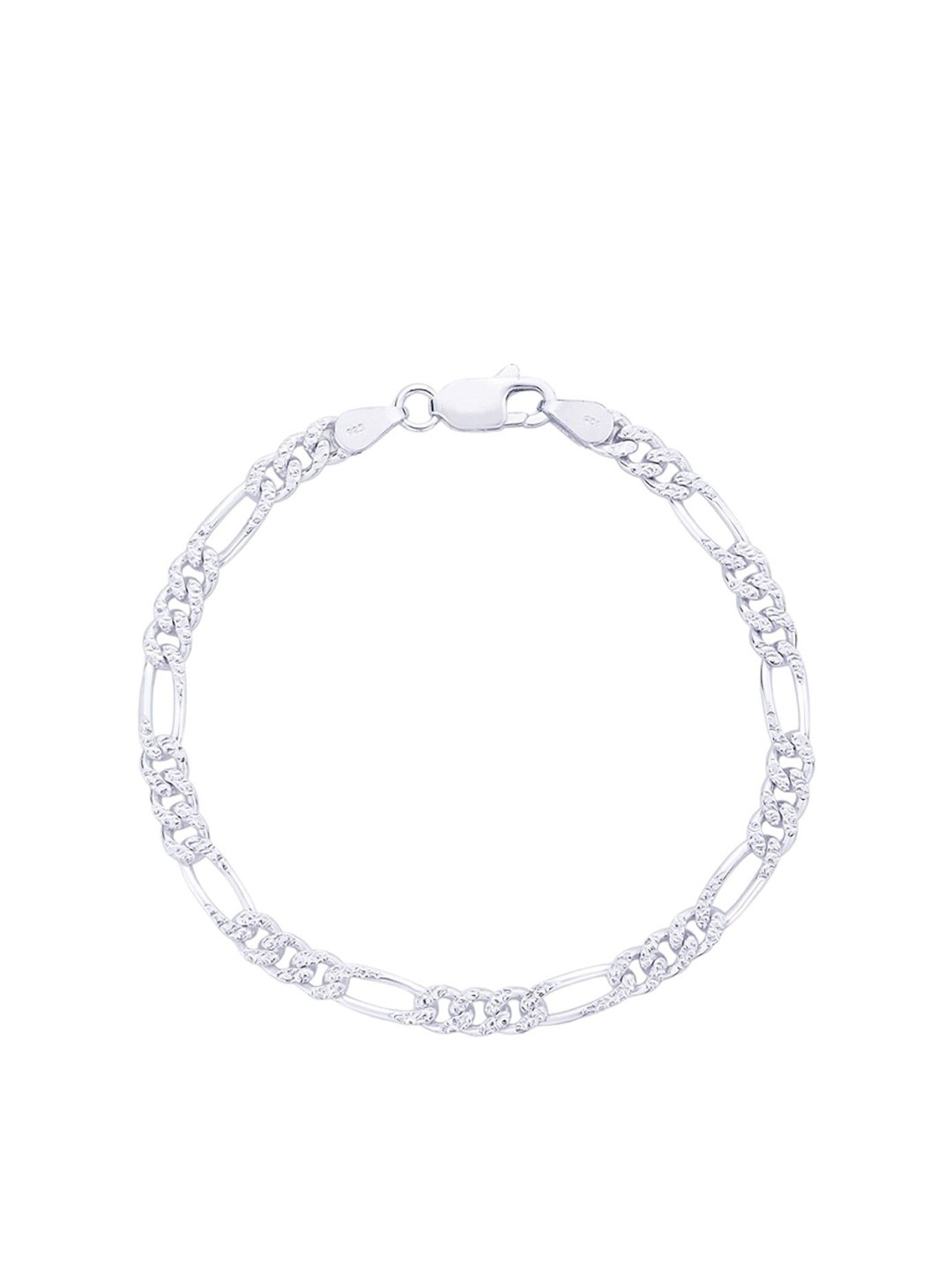 

Taraash Men Sterling Silver Link Bracelet