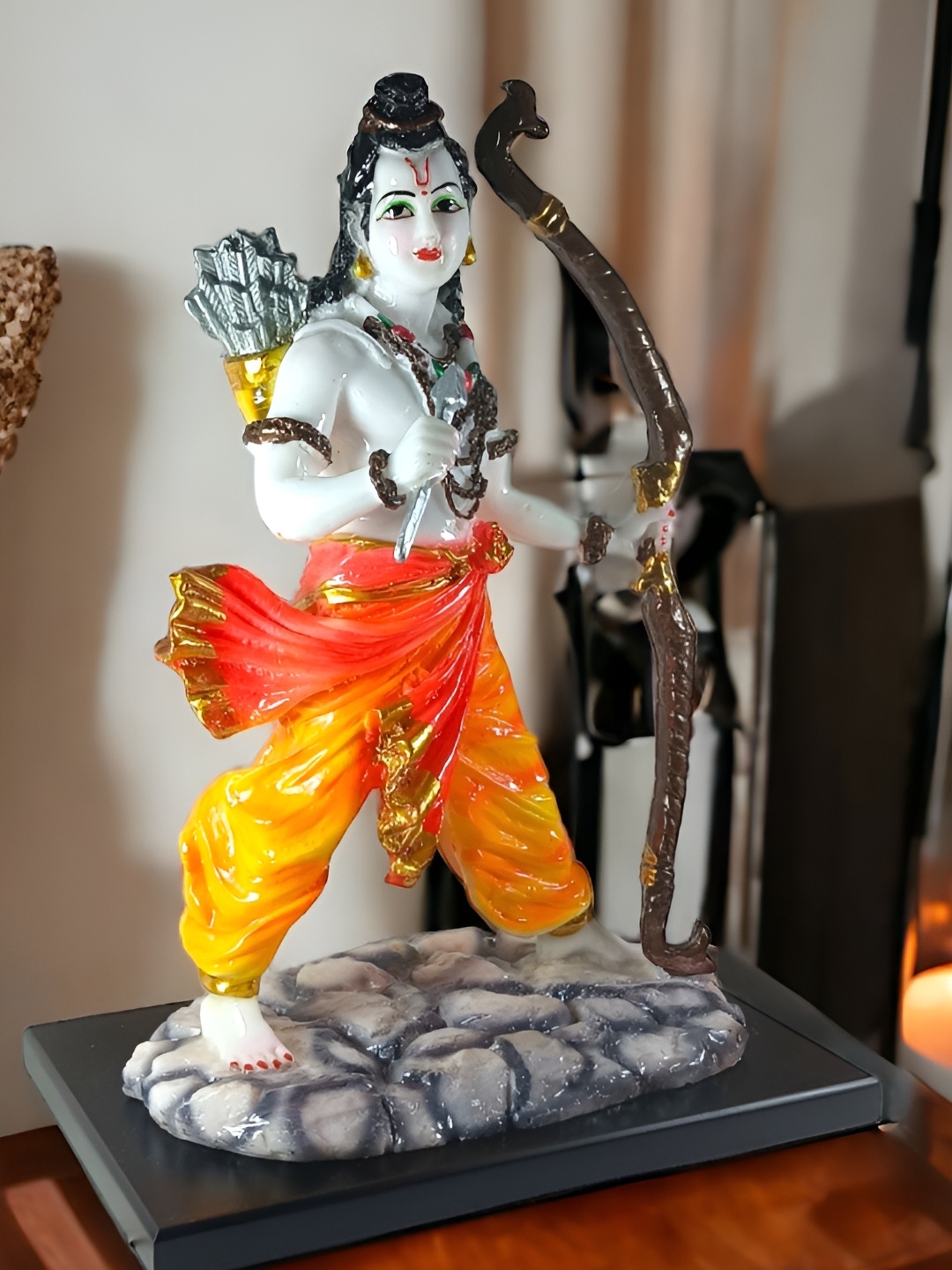 

Vrinban International White Figurine Showpiece