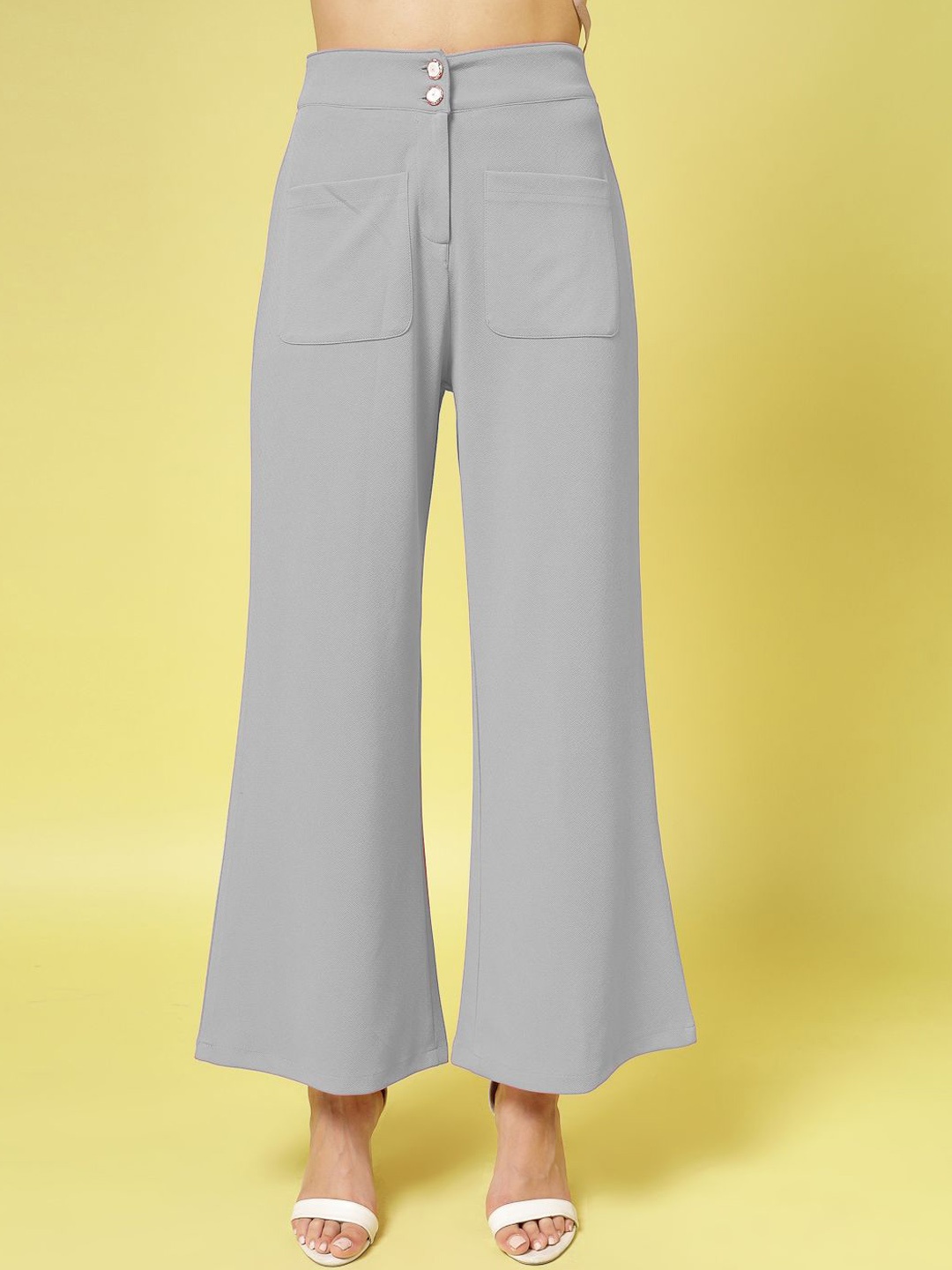 

Oomph! Women Relaxed Trousers, Grey