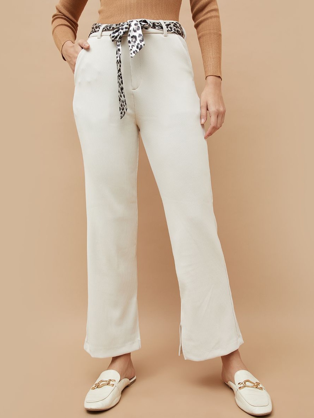 

CODE by Lifestyle Women Trousers, Beige