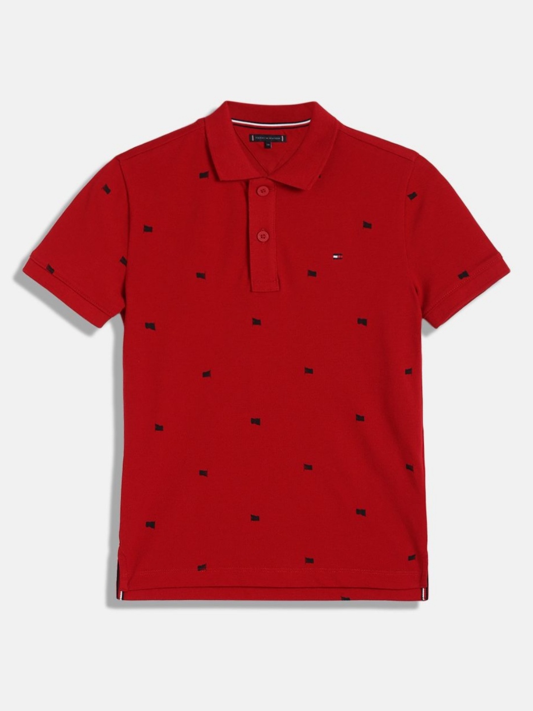 

Tommy Hilfiger Boys Polo Collar T-shirt, Red