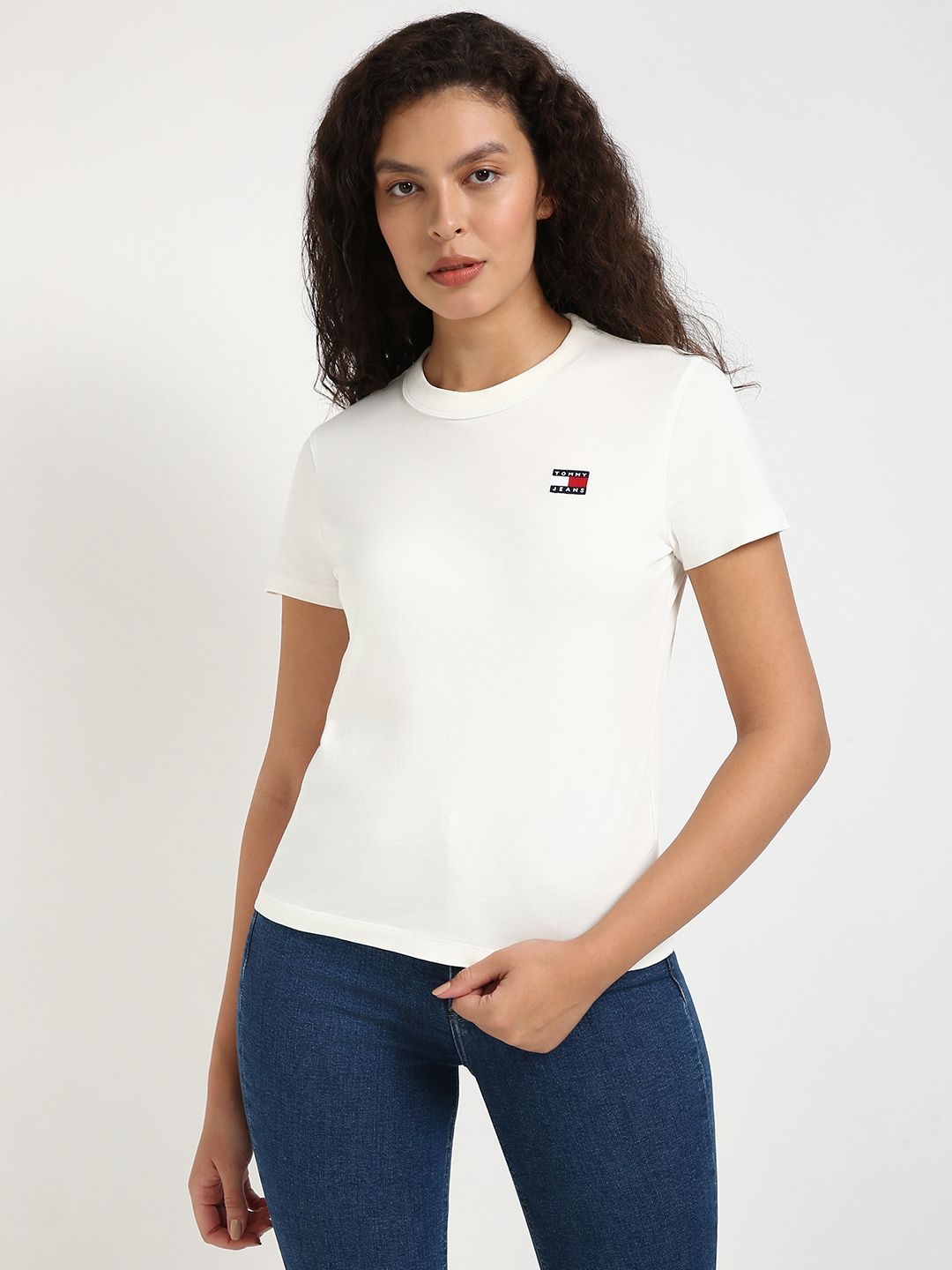 

Tommy Hilfiger Women Pockets T-shirt, White