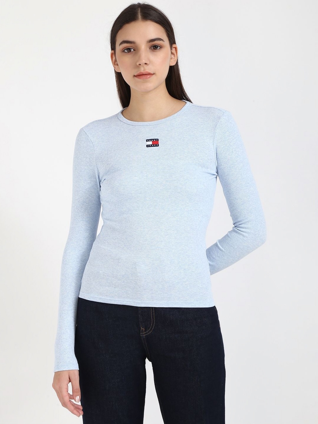 

Tommy Hilfiger Women Slim Fit T-shirt, Blue