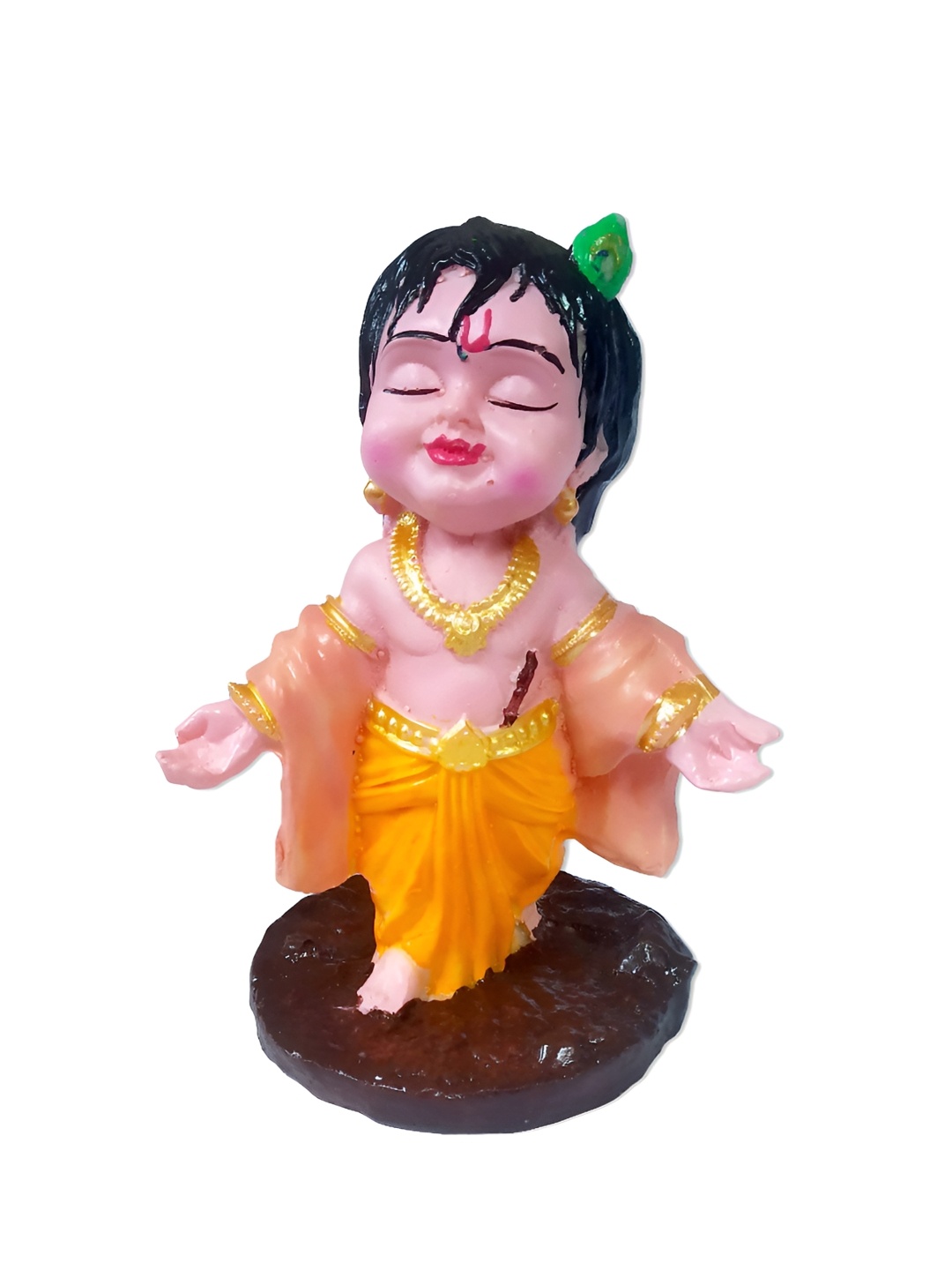 

Adhvik White Religious Figurine Showpiece, Multi