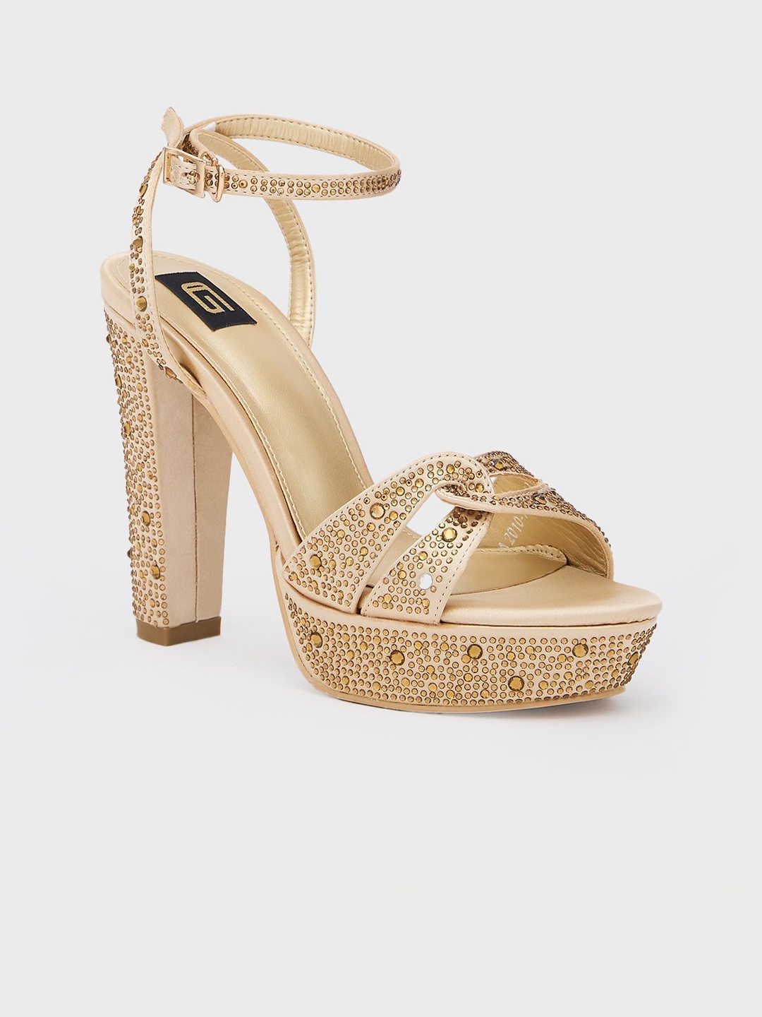 

Sole To Soul Party Block Sandals, Gold