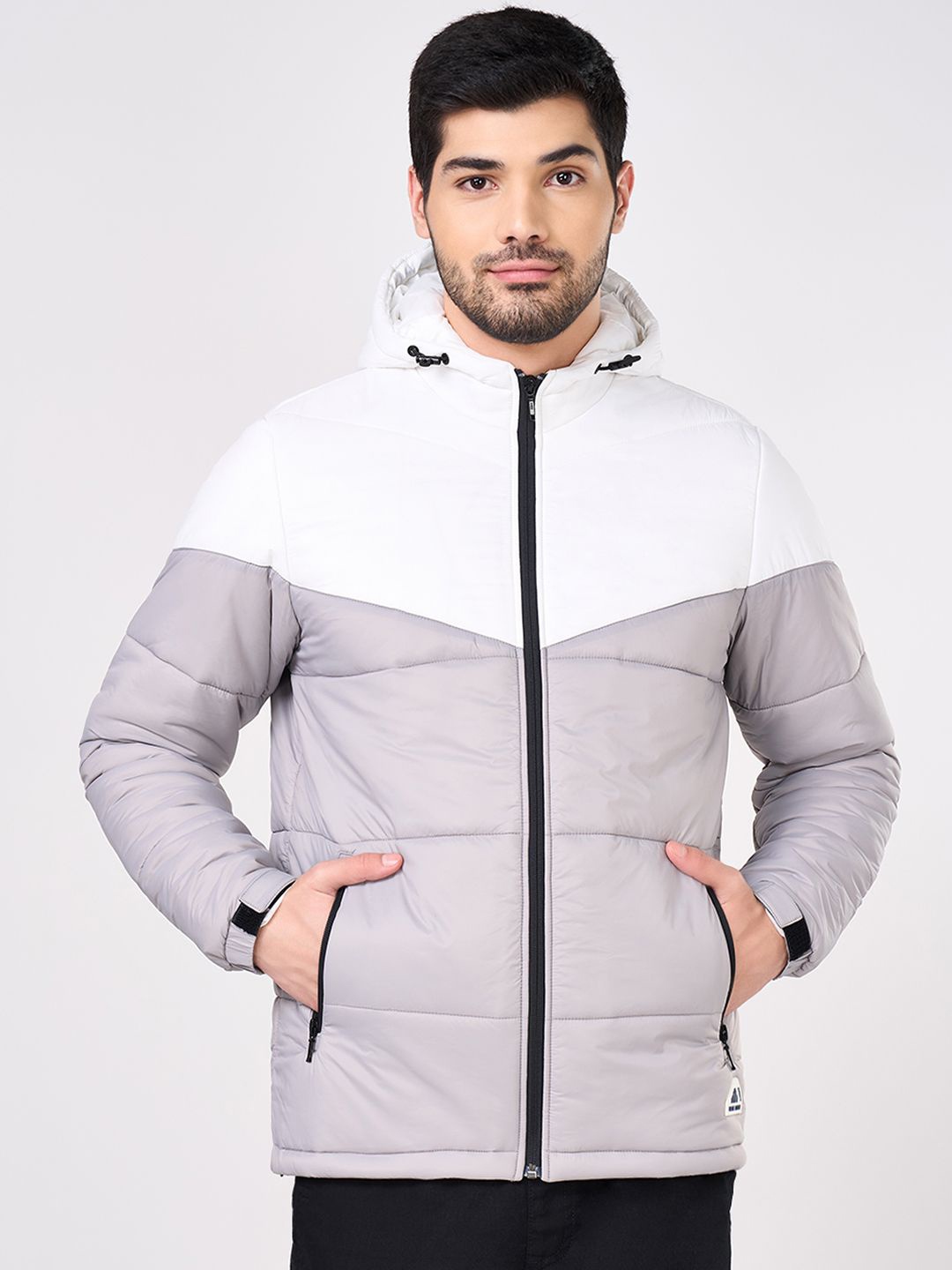 

Urban Ranger by pantaloons Men Longline Puffer Jacket, White